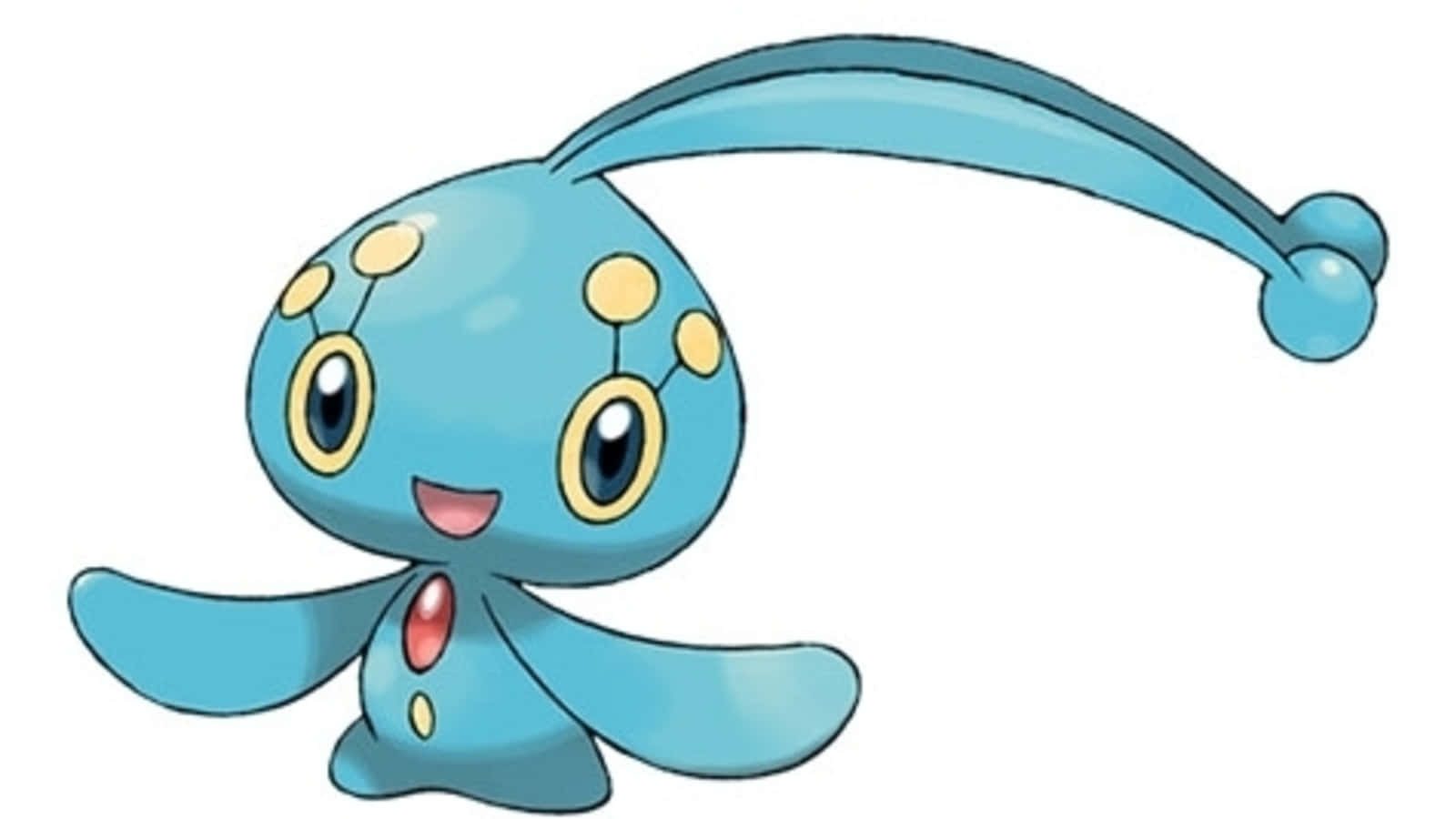 Phione, blue, cartoon creature, HD Desktop Wallpaper