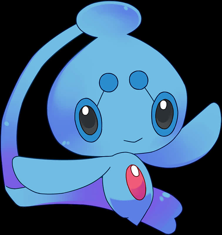 Phione, blue, big eyes, SD Phone Wallpaper