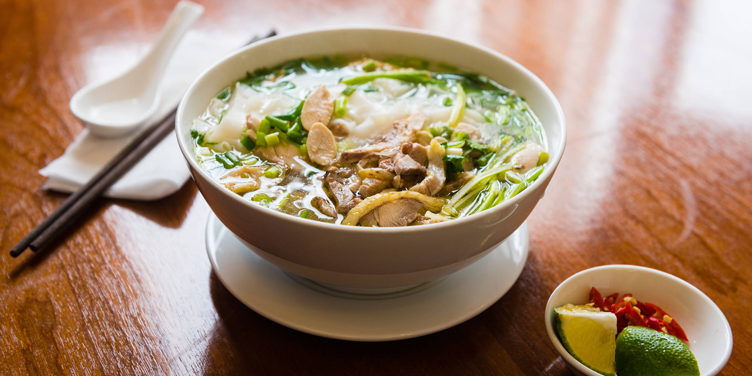 pho, traditional vietnamese noodle soup, rice noodles, Full HD Desktop Wallpaper