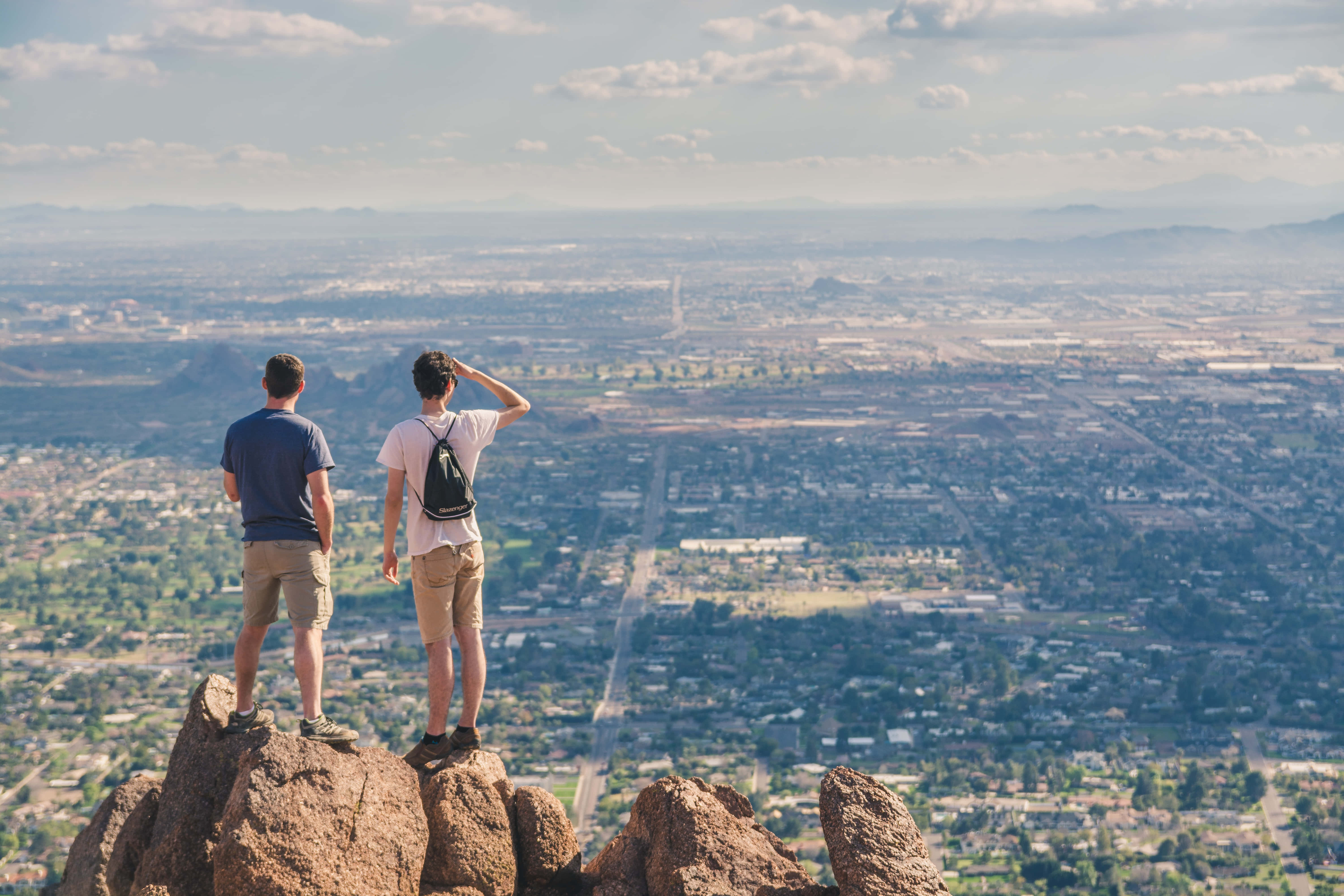 Phoenix, Arizona, sunrise, rocky peak, 5K Desktop Wallpaper