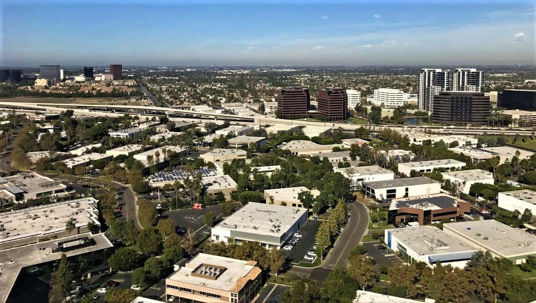 mesa landscape, Arizona, aerial view, SD Desktop Wallpaper