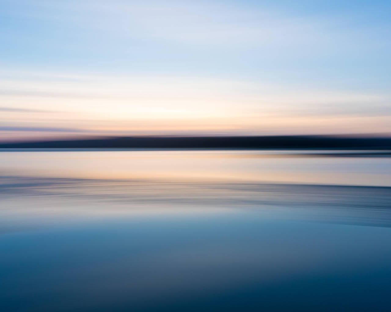 long-exposure seascape, dawn, smooth water, HD Desktop Wallpaper