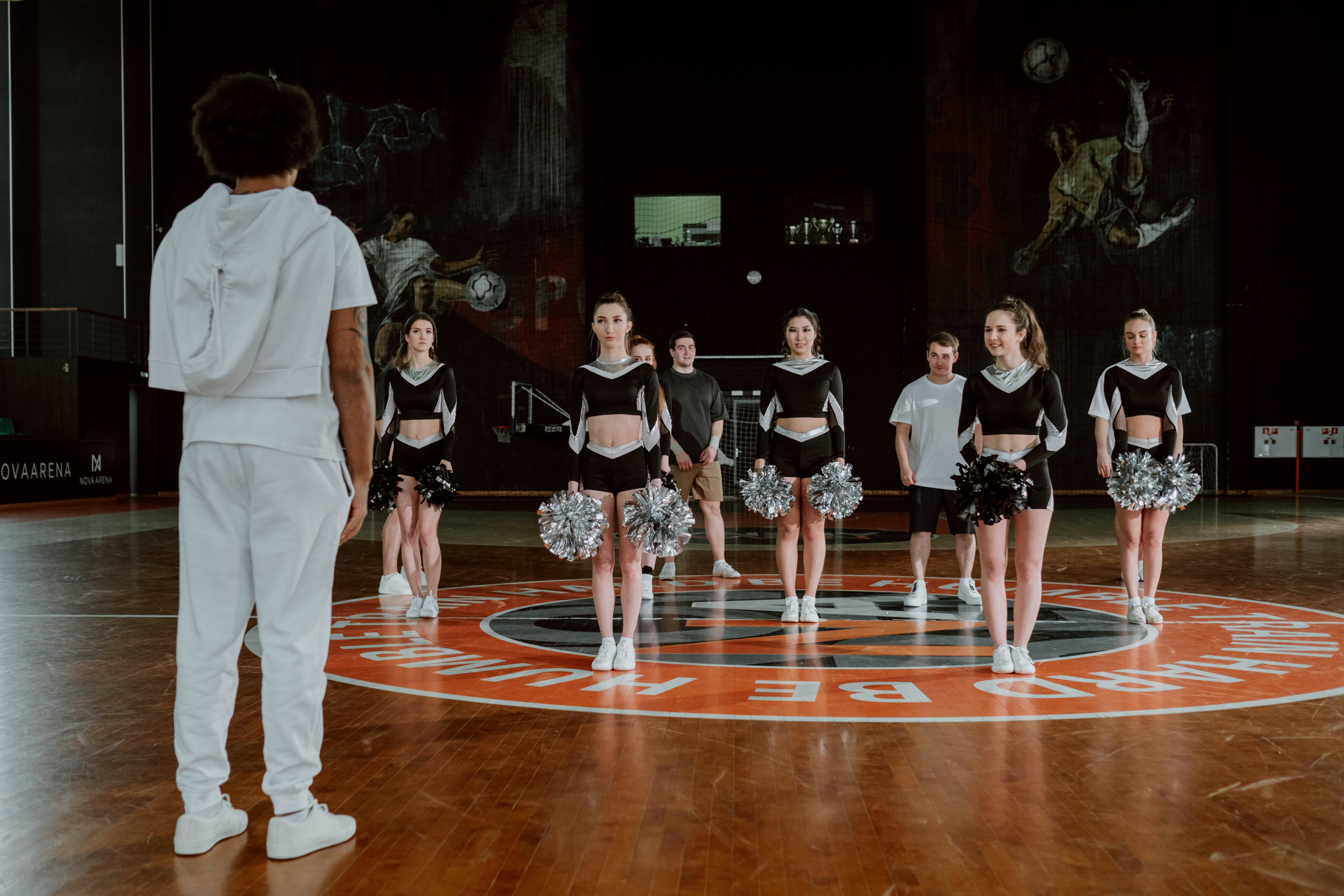 cheerleading, physical education, white coach, 5K Desktop Wallpaper