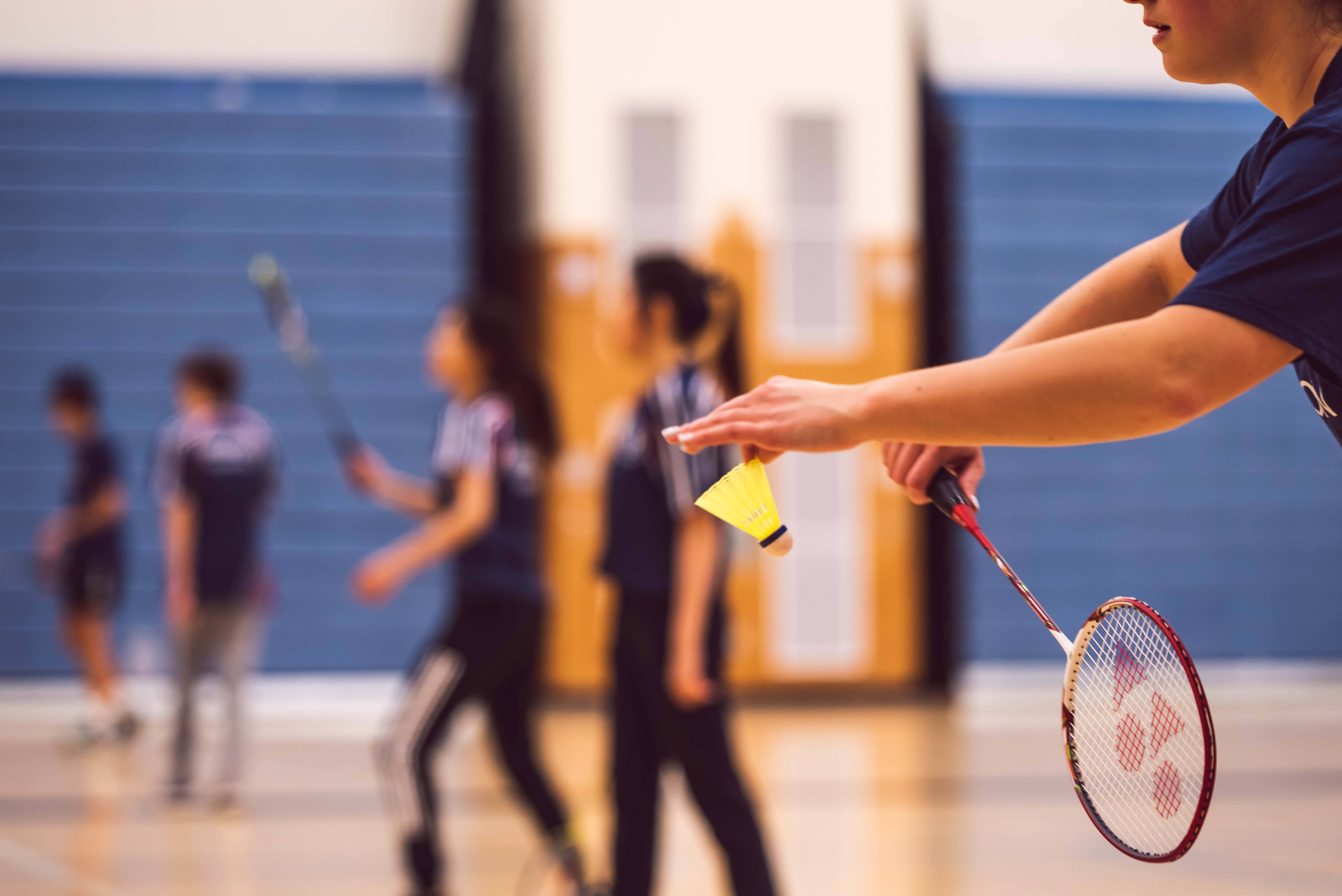 badminton, shuttlecock, racket, 5K Desktop Wallpaper