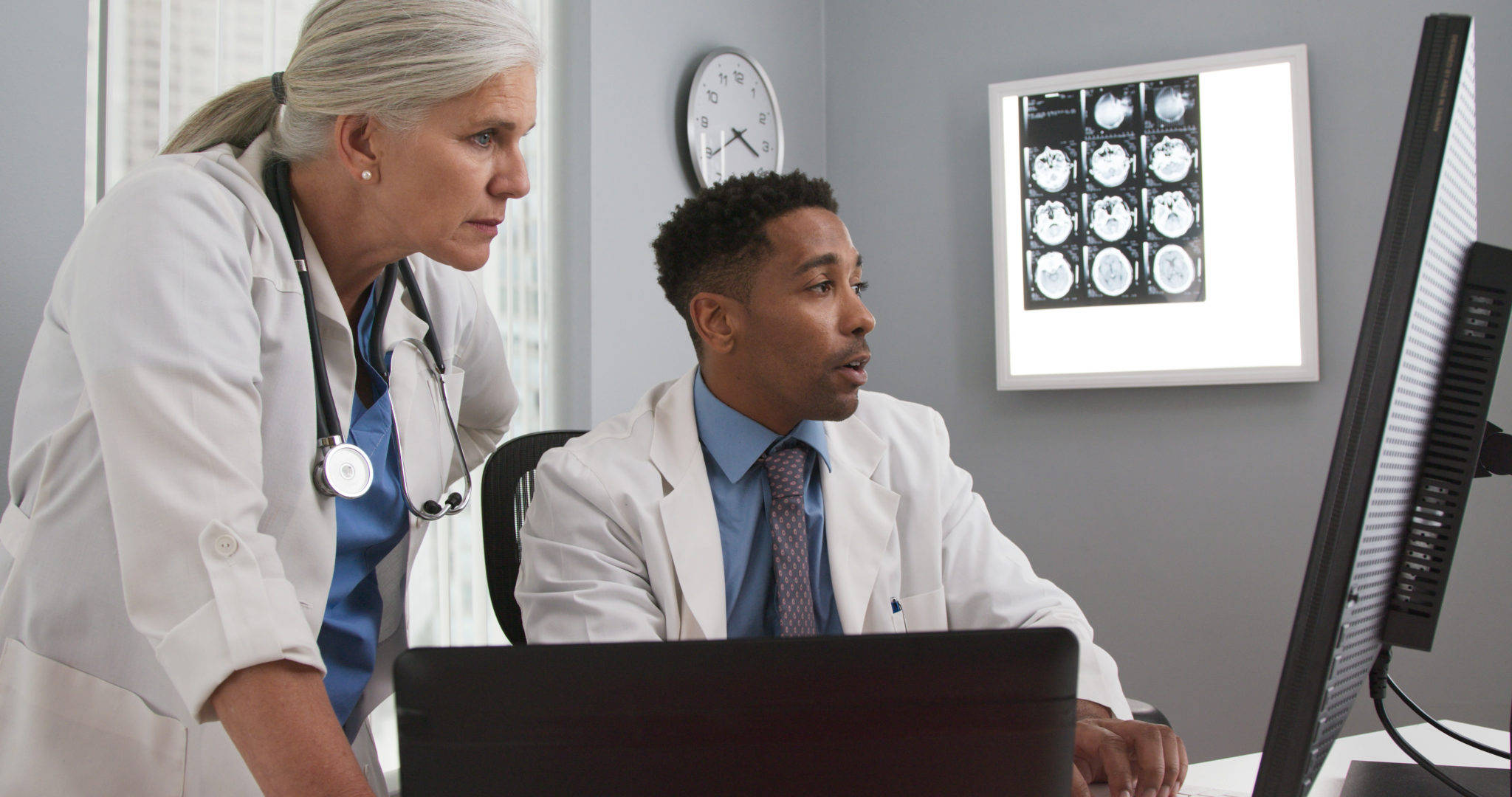 Physician, X-ray, white coats, Full HD Desktop Wallpaper