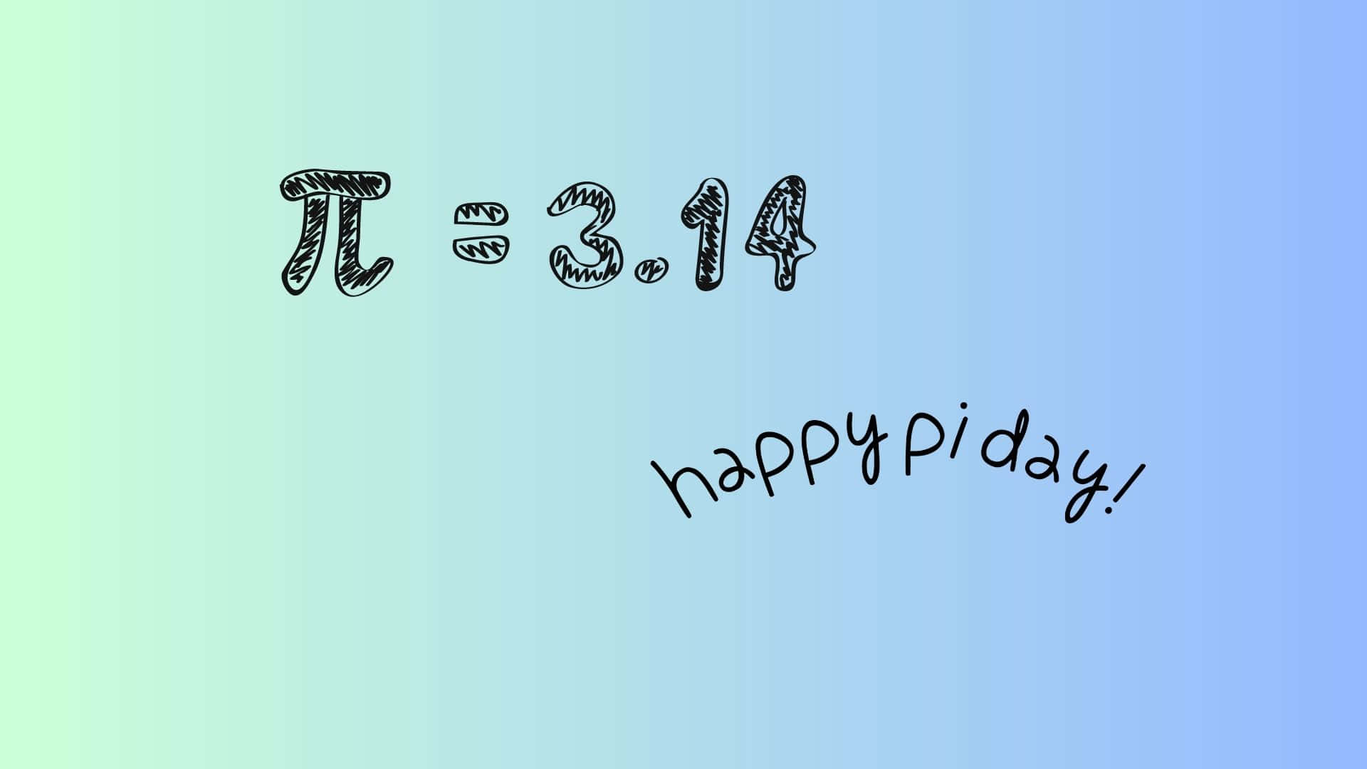 pi day, 3.14, hand-drawn, Full HD Desktop Wallpaper