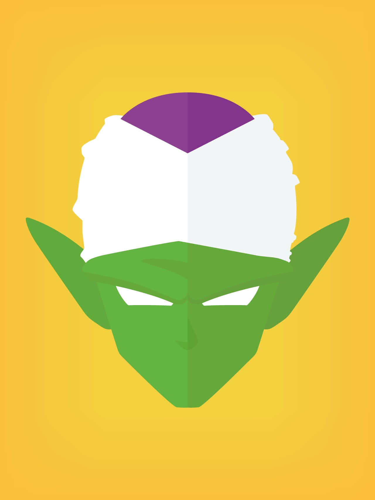 Piccolo, green-faced, white hair, HD Phone Wallpaper