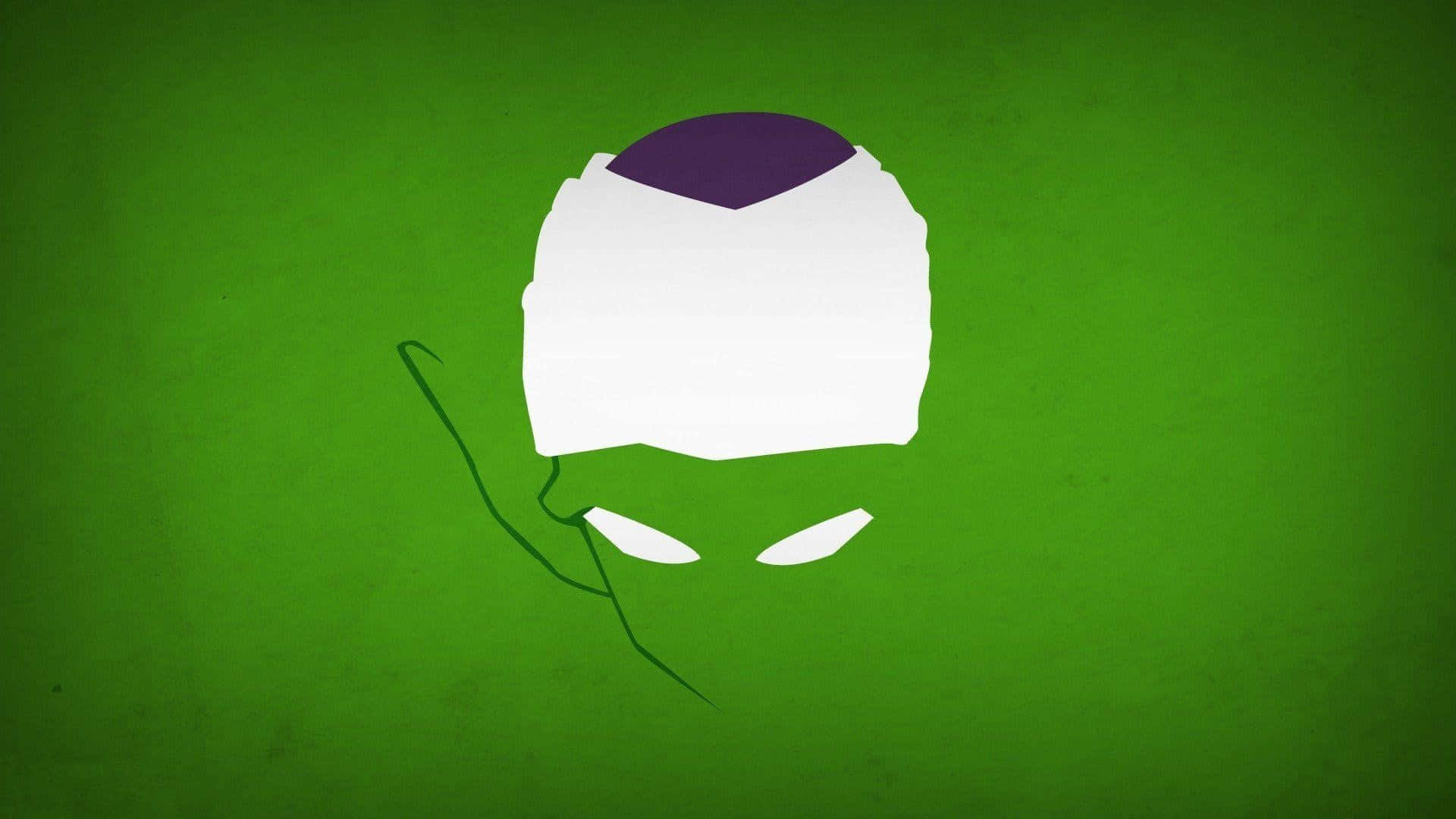 Piccolo, minimalist, green face, Full HD Desktop Wallpaper
