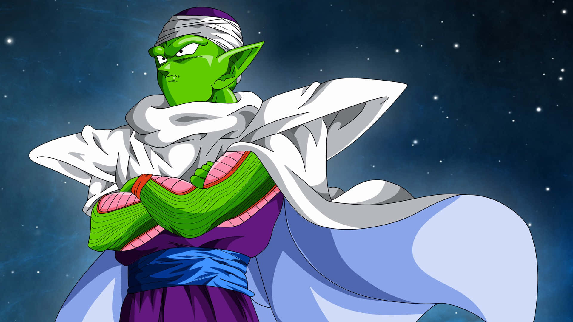 Piccolo, green-skinned, anime character, Full HD Desktop Wallpaper
