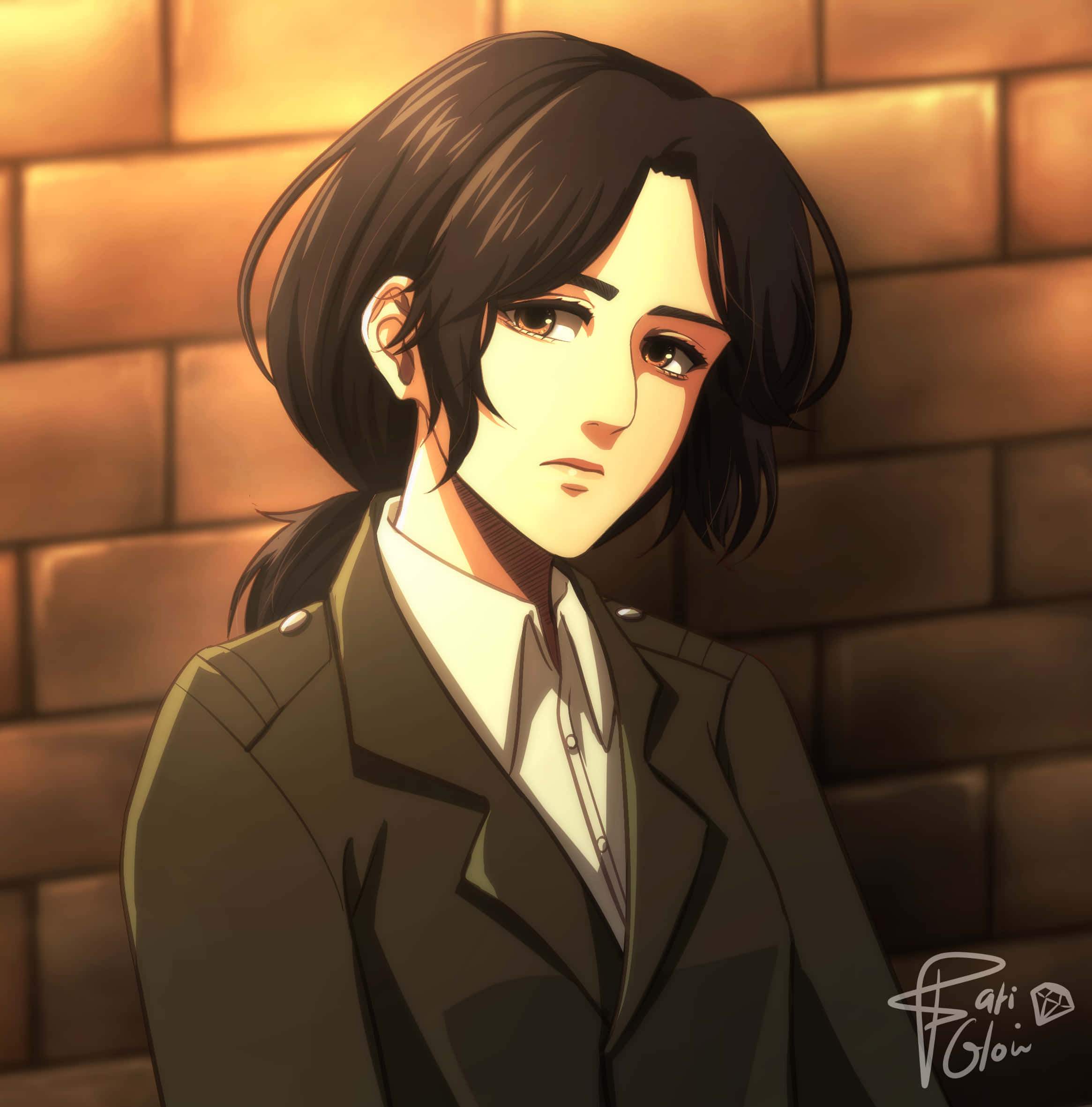 Pieck, 2330 x 2362, military jacket, Full HD Phone Wallpaper