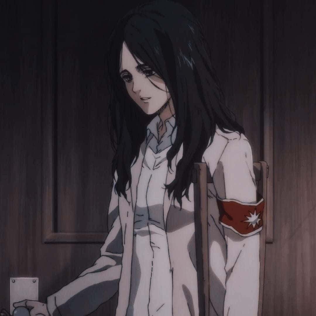 Pieck, white coat, red armband, SD Desktop Wallpaper