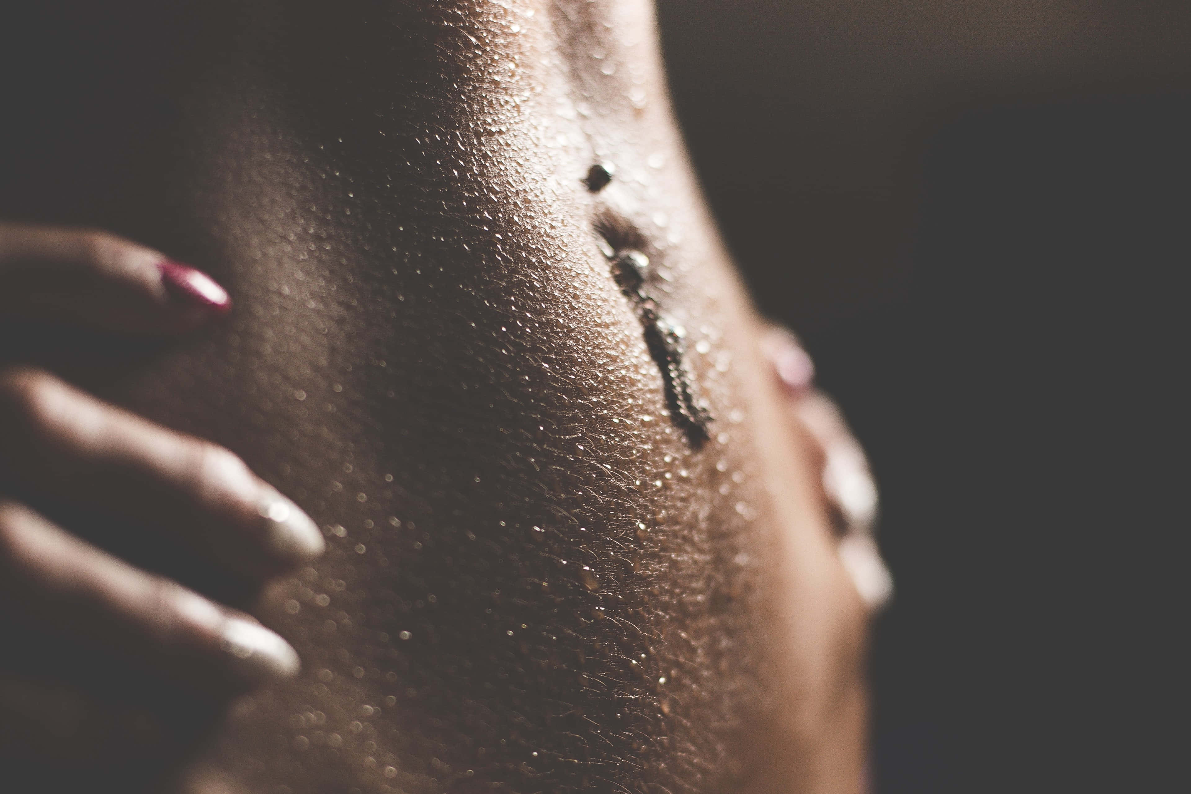 belly button piercing, warm lighting, torso, 4K Desktop Wallpaper