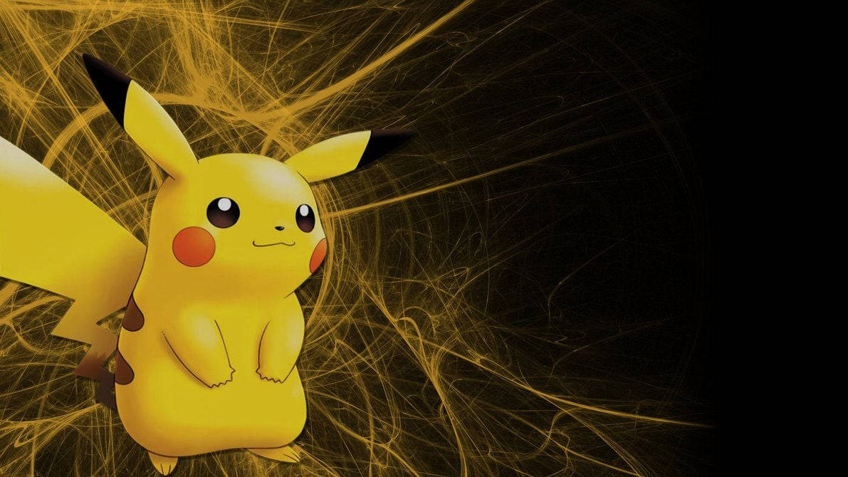 Pikachu 3d, electric pokemon, yellow, SD Desktop Wallpaper