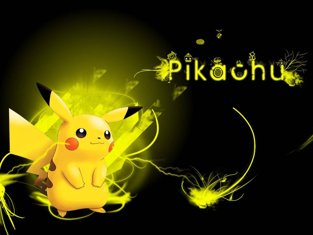 Pikachu 3d, yellow electricity, vibrant yellow, HD Desktop Wallpaper
