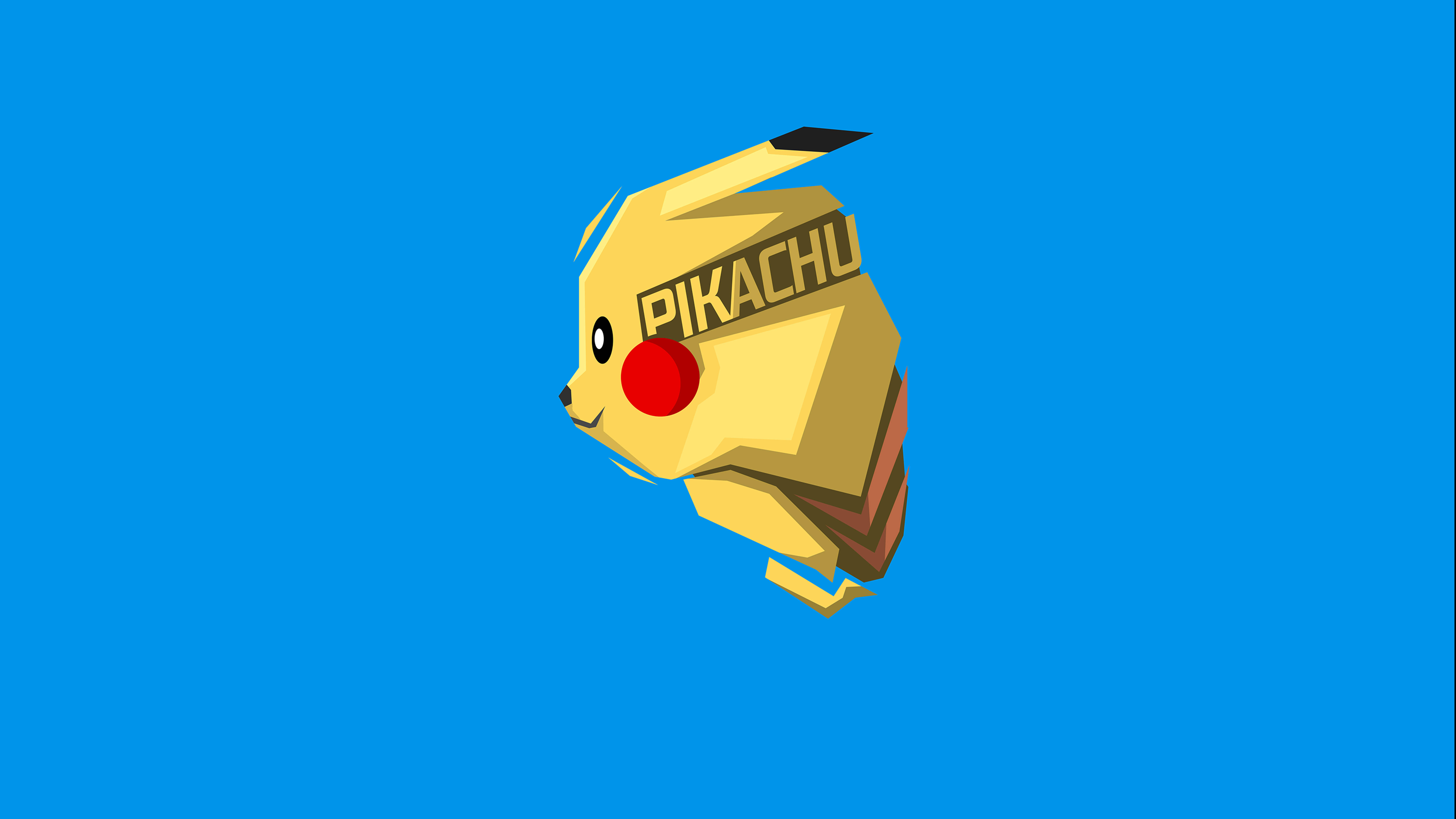 Pikachu, 4K, polygon art, 8K Desktop Wallpaper