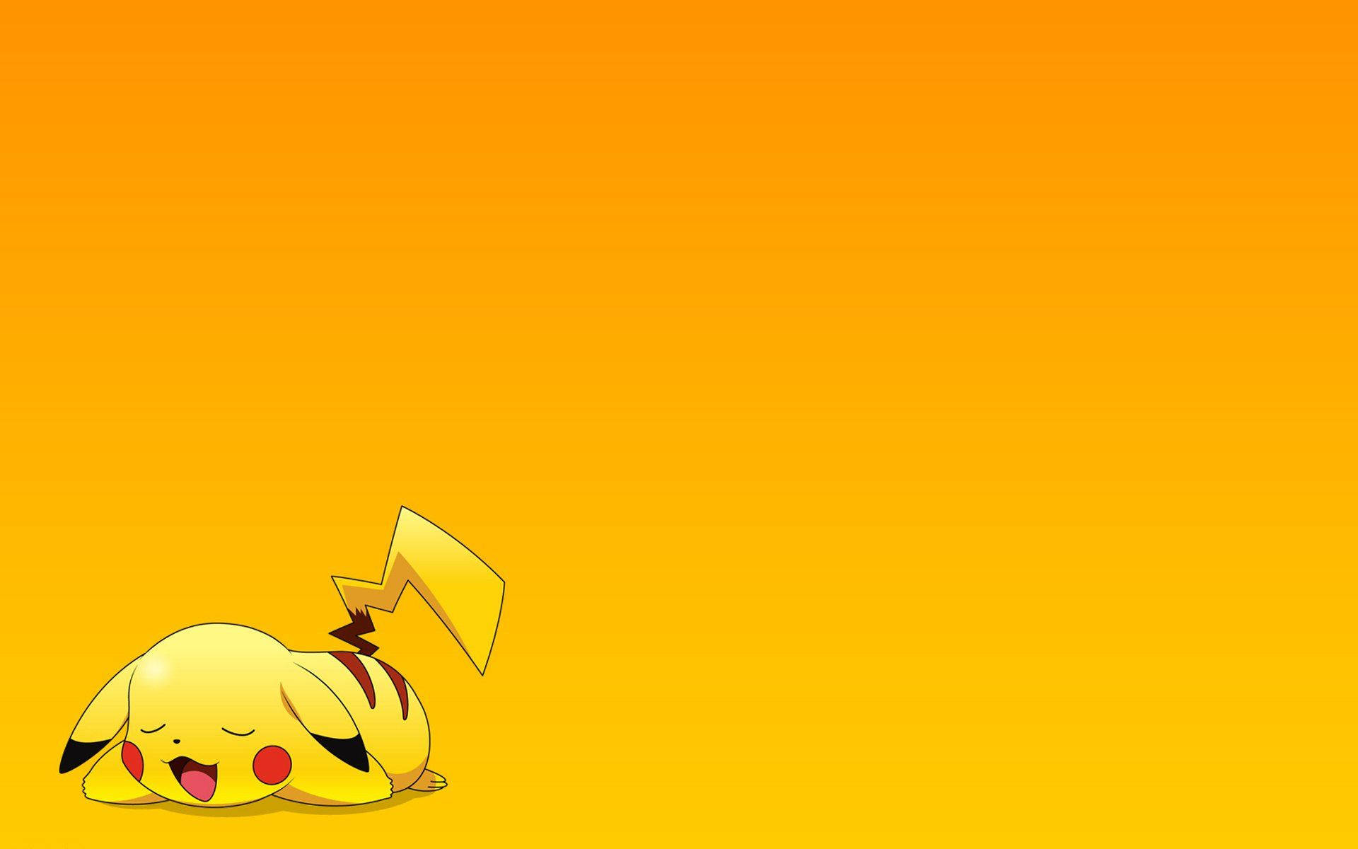 Pikachu, 3D, yellow, Full HD Desktop Wallpaper