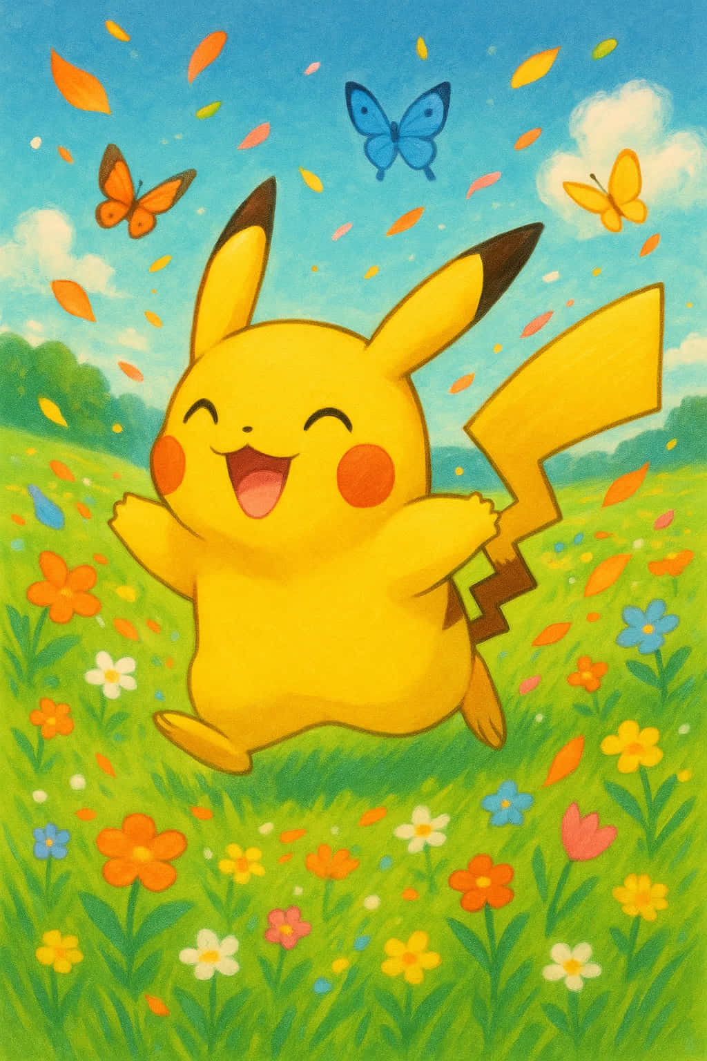 Pikachu, 4K, yellow, HD Phone Wallpaper