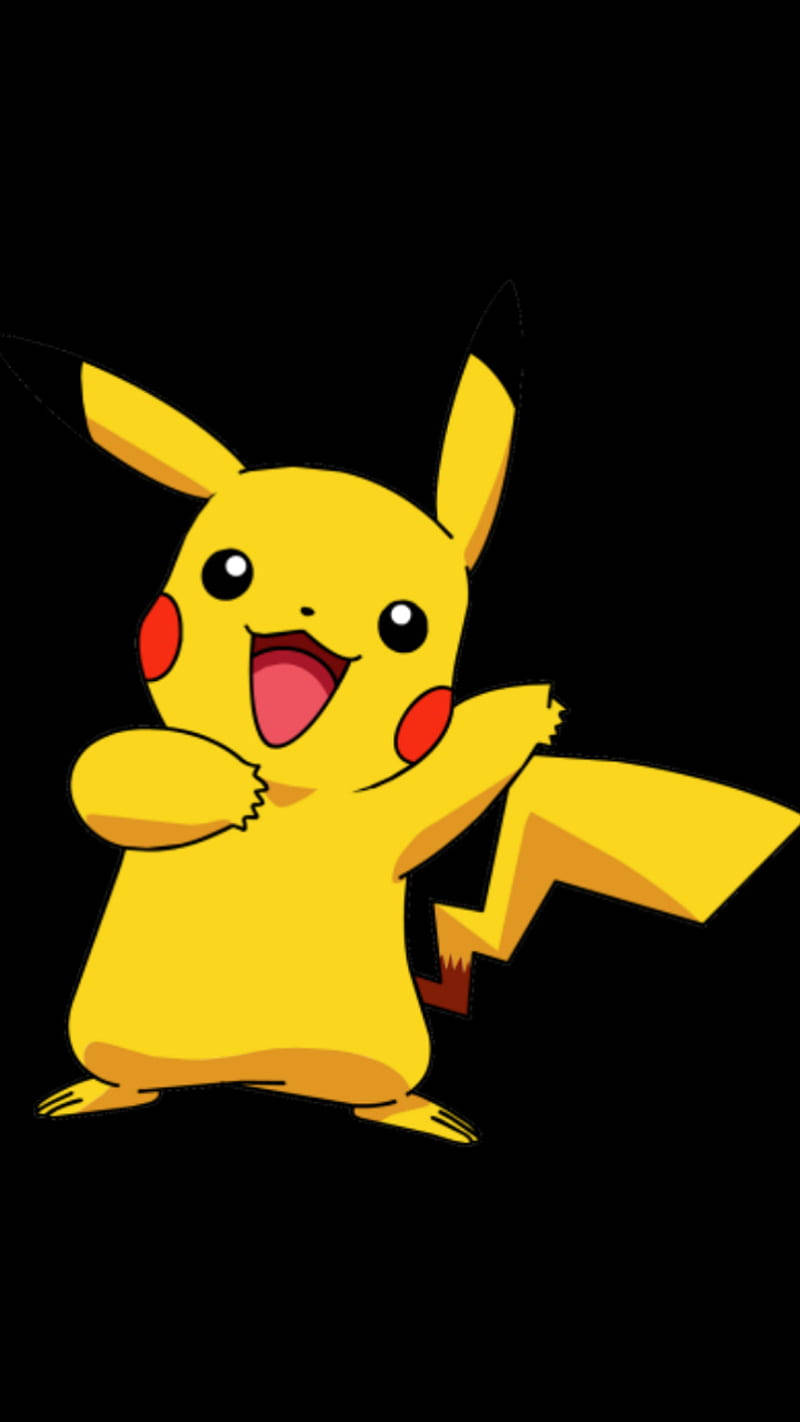Pikachu, iPhone, yellow, HD Phone Wallpaper