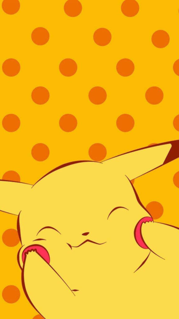 Pikachu, iPhone, yellow, SD Phone Wallpaper