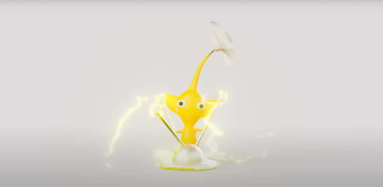 Pikmin 4, Yellow Pikmin, white flower, HD Desktop Wallpaper