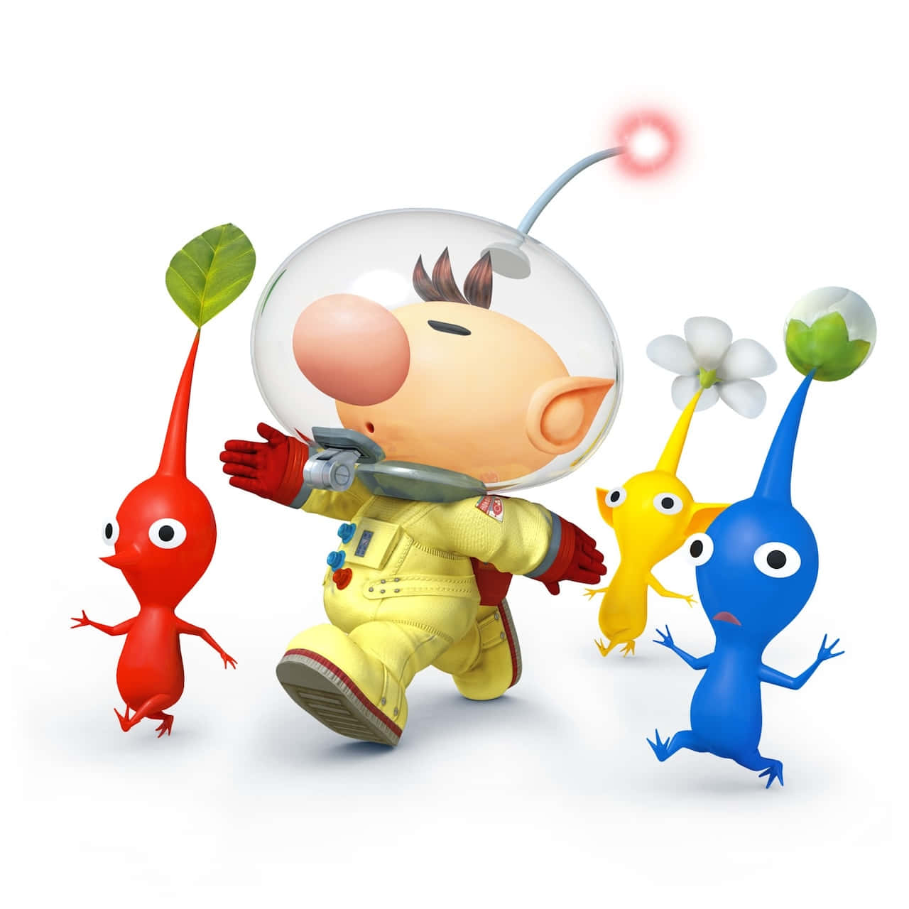 Pikmin, astronaut, yellow suit, HD Desktop Wallpaper
