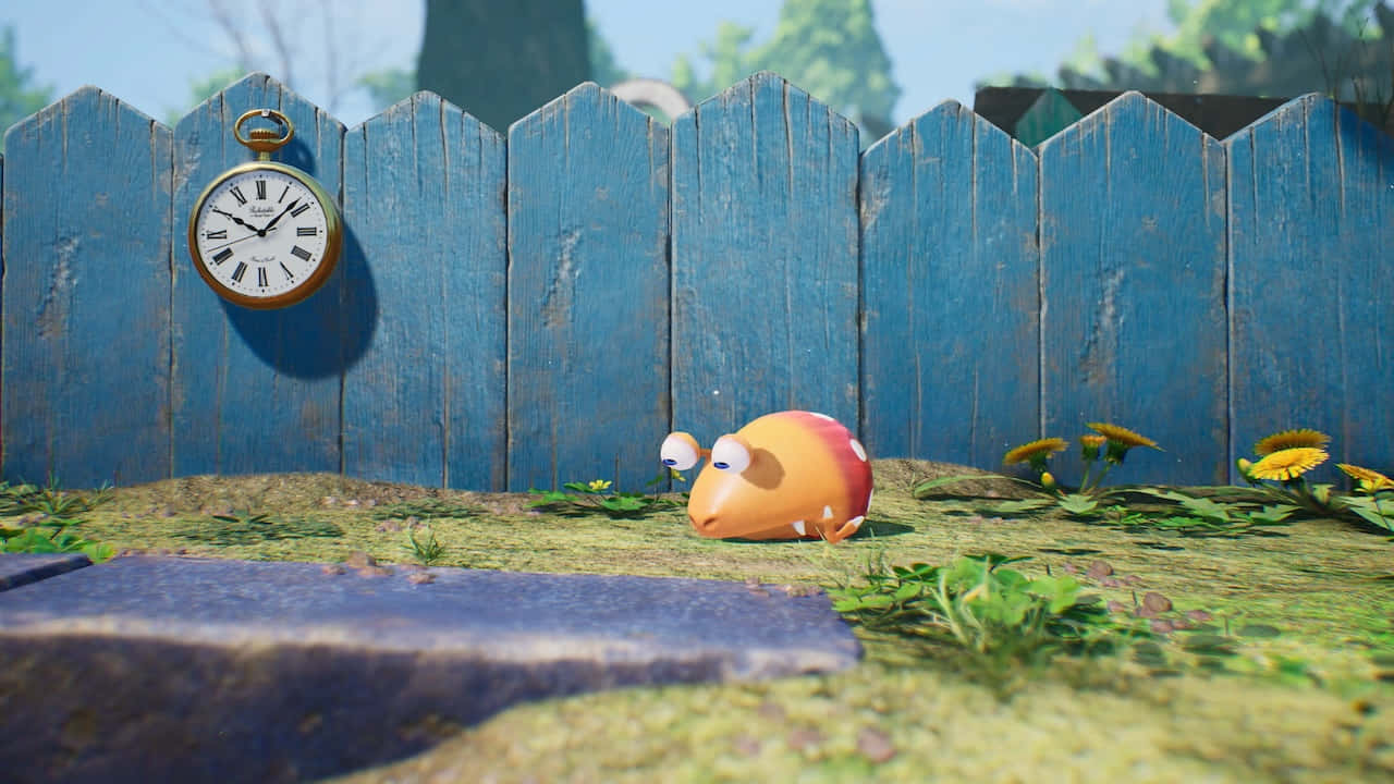 Pikmin 4, Red Pikmin, pocket watch, HD Desktop Wallpaper