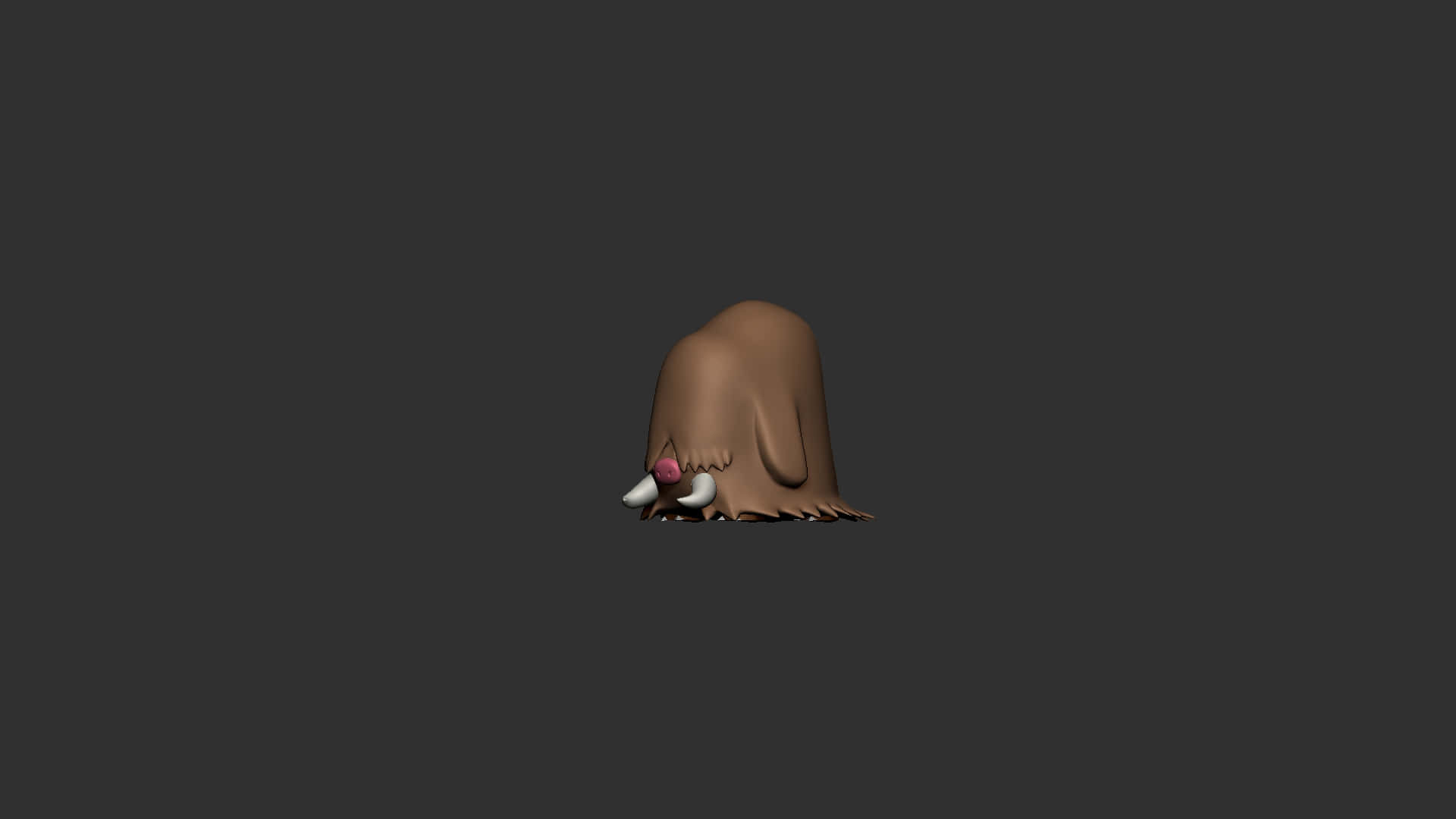 Piloswine, brown furry creature, white tusks, Full HD Desktop Wallpaper