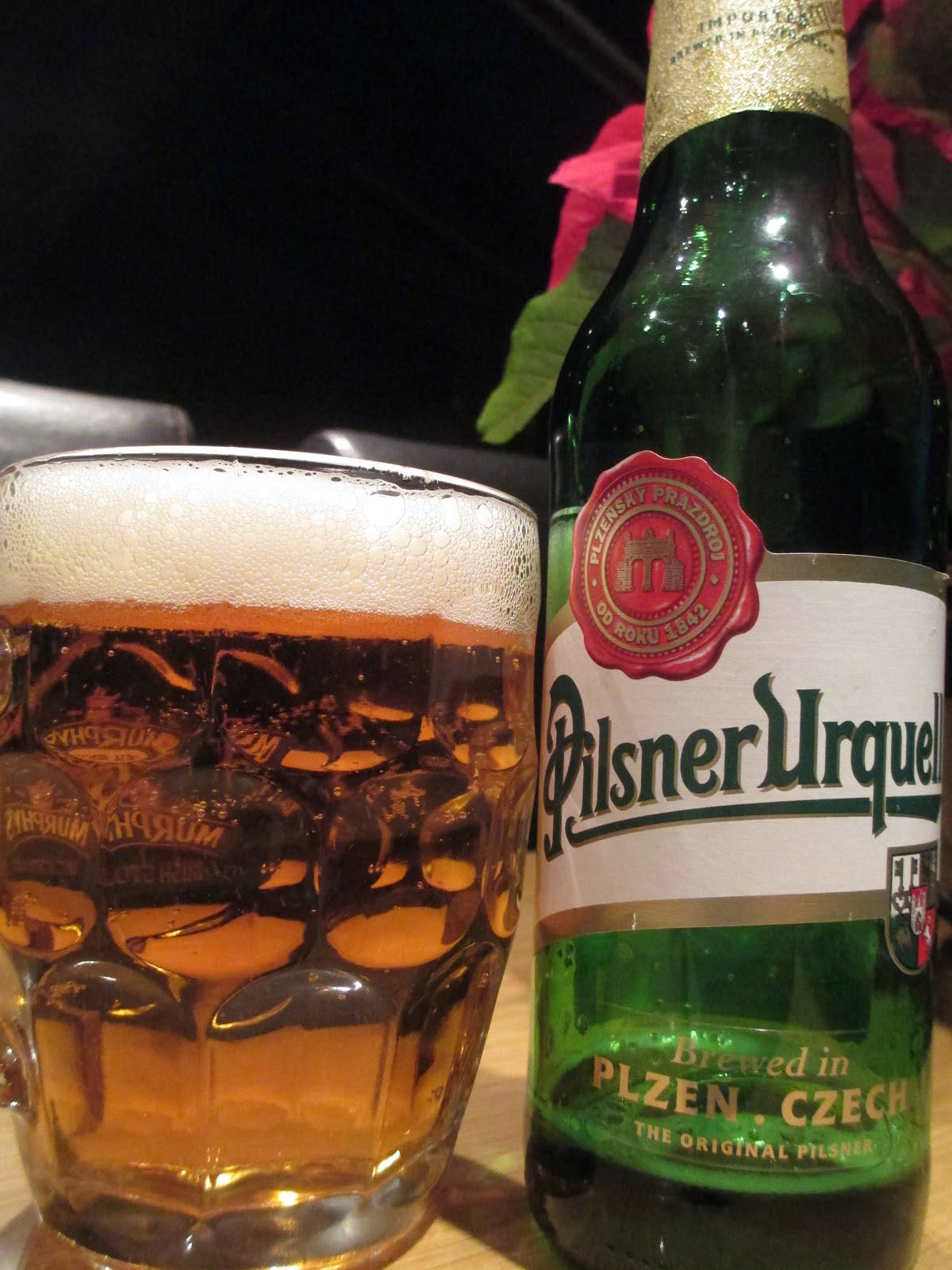 Pilsner Urquell, pint, bottle, HD Phone Wallpaper