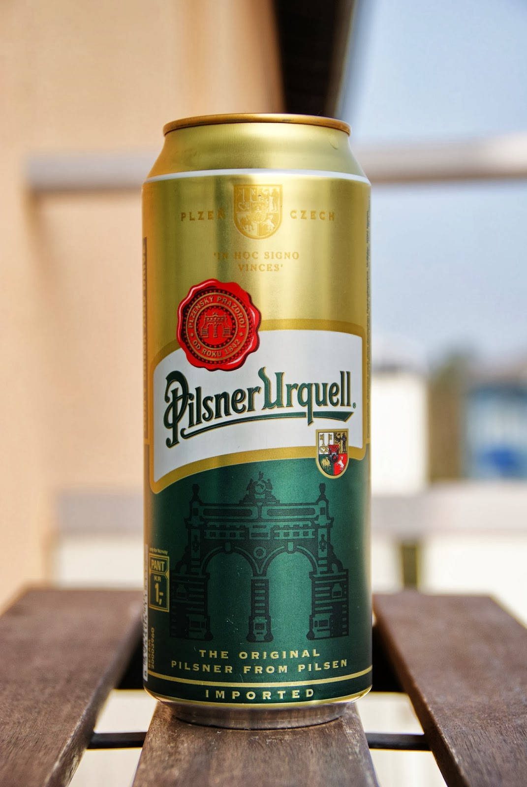 Pilsner Urquell, golden, beer can, HD Phone Wallpaper