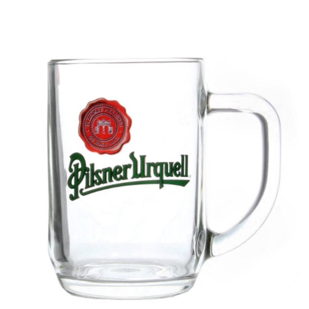 Pilsner Urquell, glass, red seal, SD Desktop Wallpaper