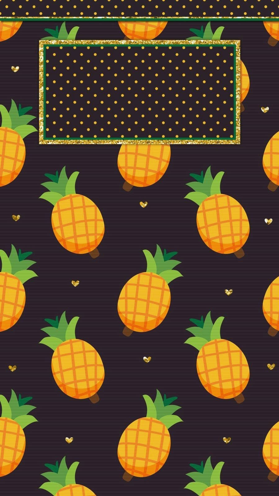 pineapple, black background, dark purple, HD Phone Wallpaper