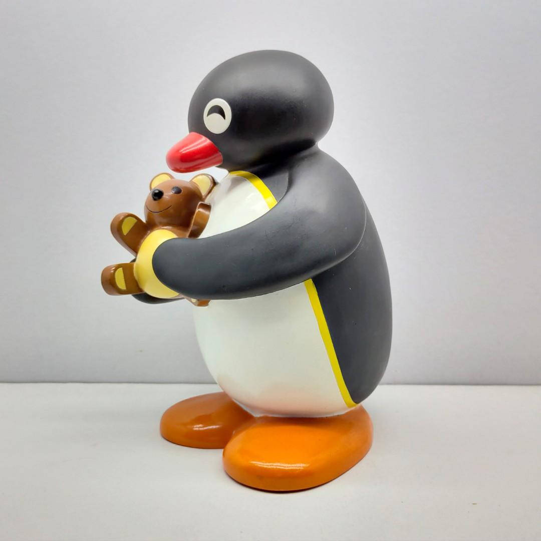 Pingu, teddy bear, glossy plastic, SD Desktop Wallpaper