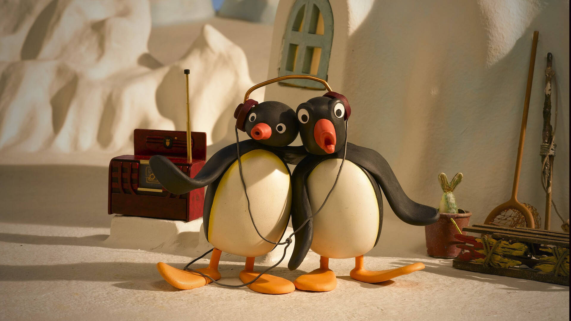 Pingu, Pingo, clay penguins, Full HD Desktop Wallpaper