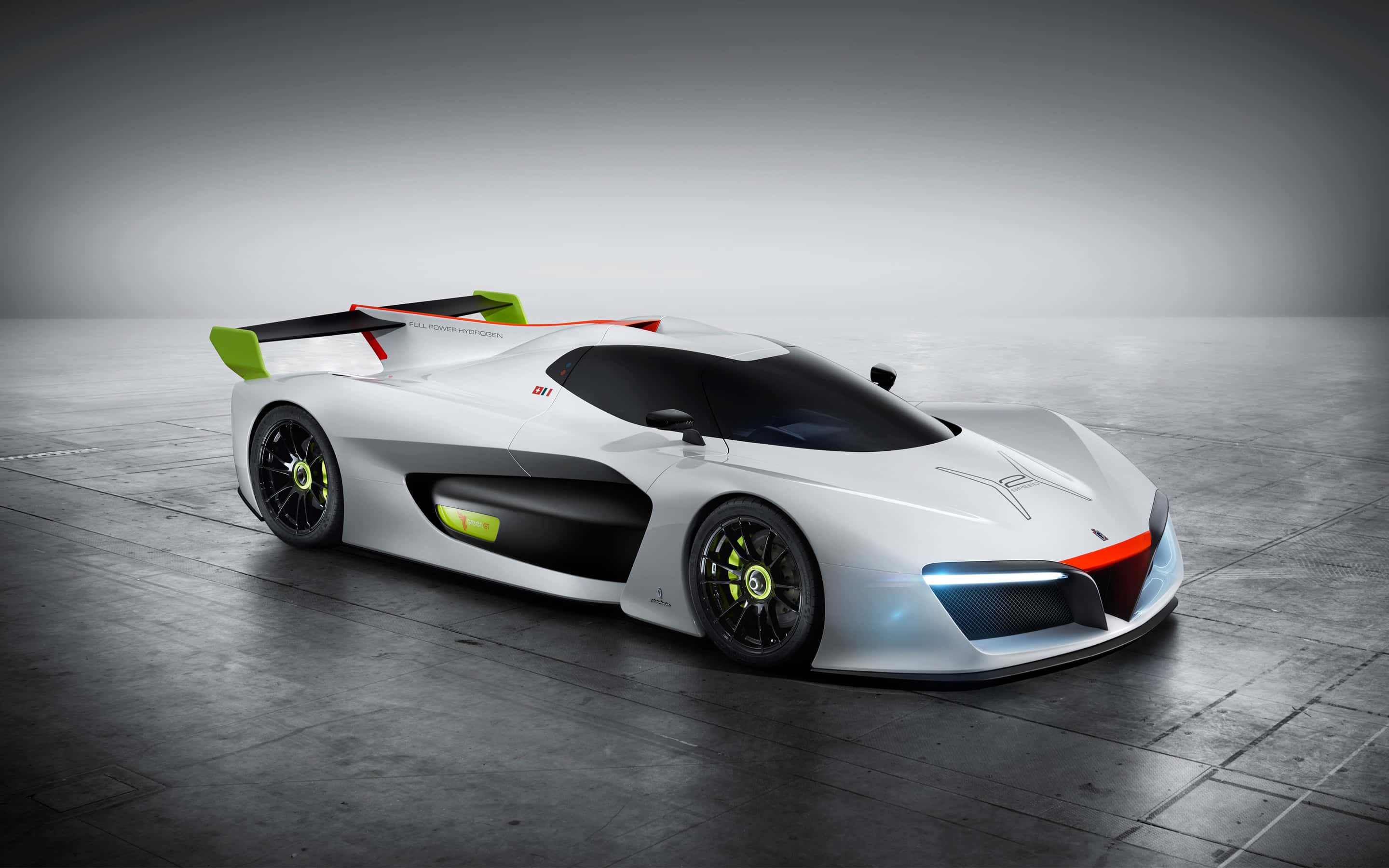Pininfarina, 2880 x 1800, sleek white futuristic race car, 2K Desktop Wallpaper
