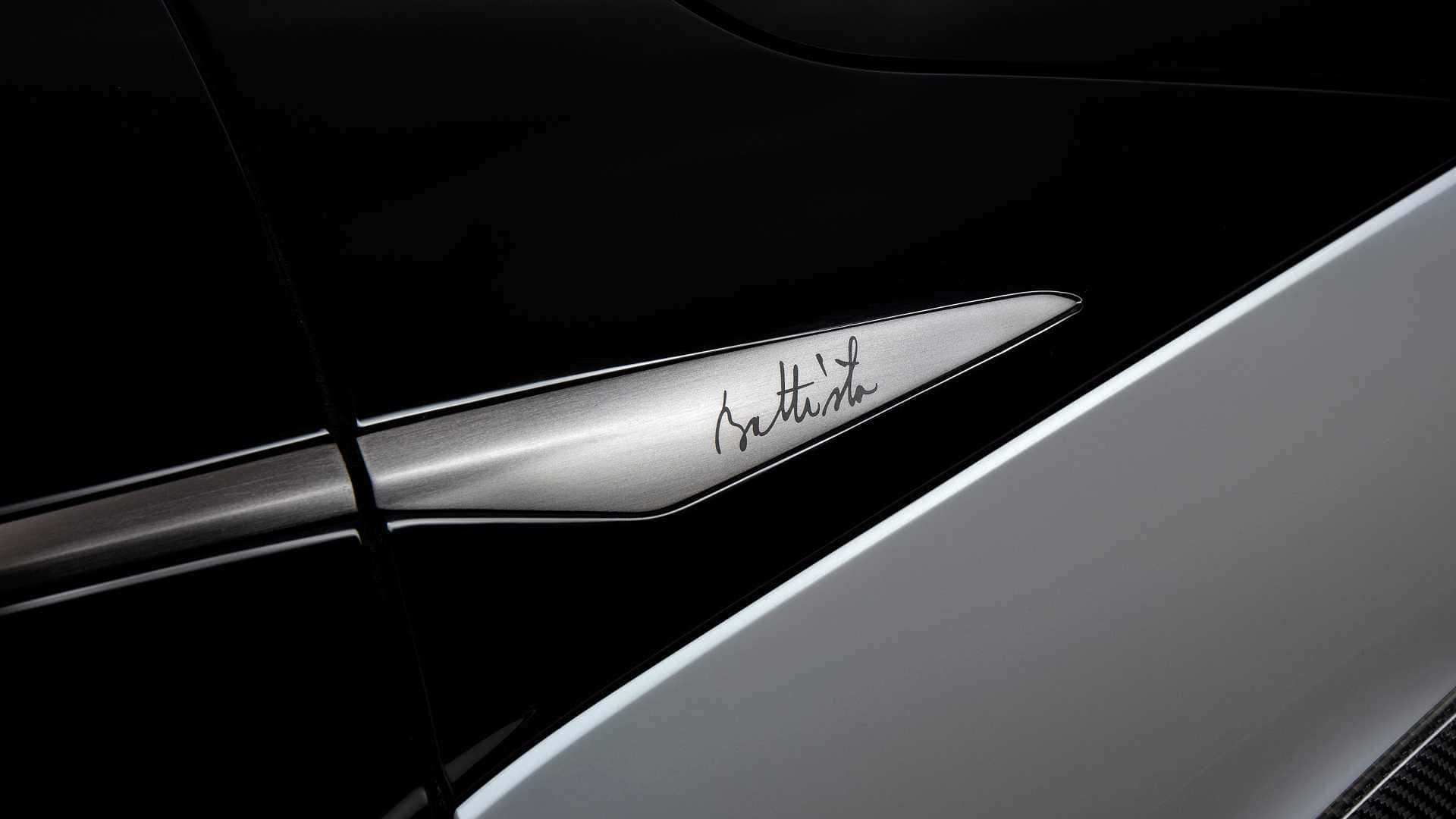 Pininfarina, black car door, brushed metal badge, Full HD Desktop Wallpaper