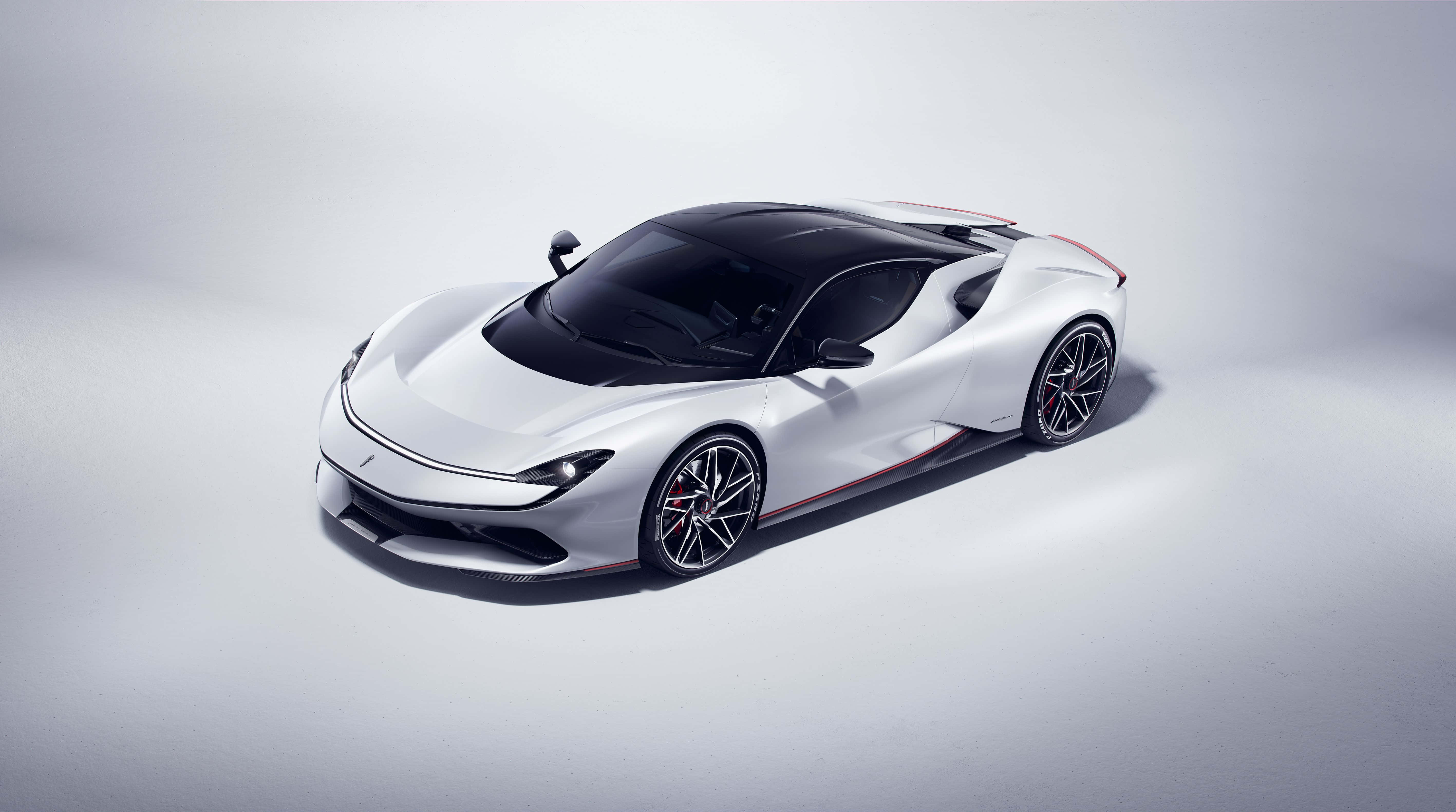 Pininfarina, 5669 x 3163, sleek silver sports car, 5K Desktop Wallpaper