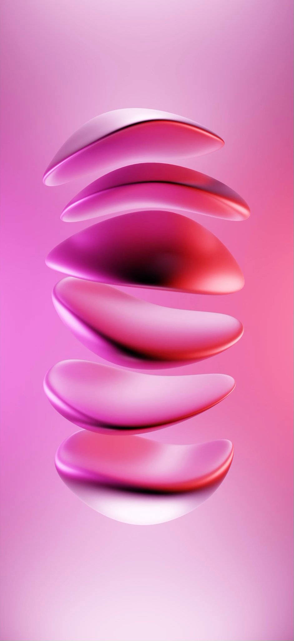 pink 3d iphone, glossy pink, magenta, Full HD Phone Wallpaper