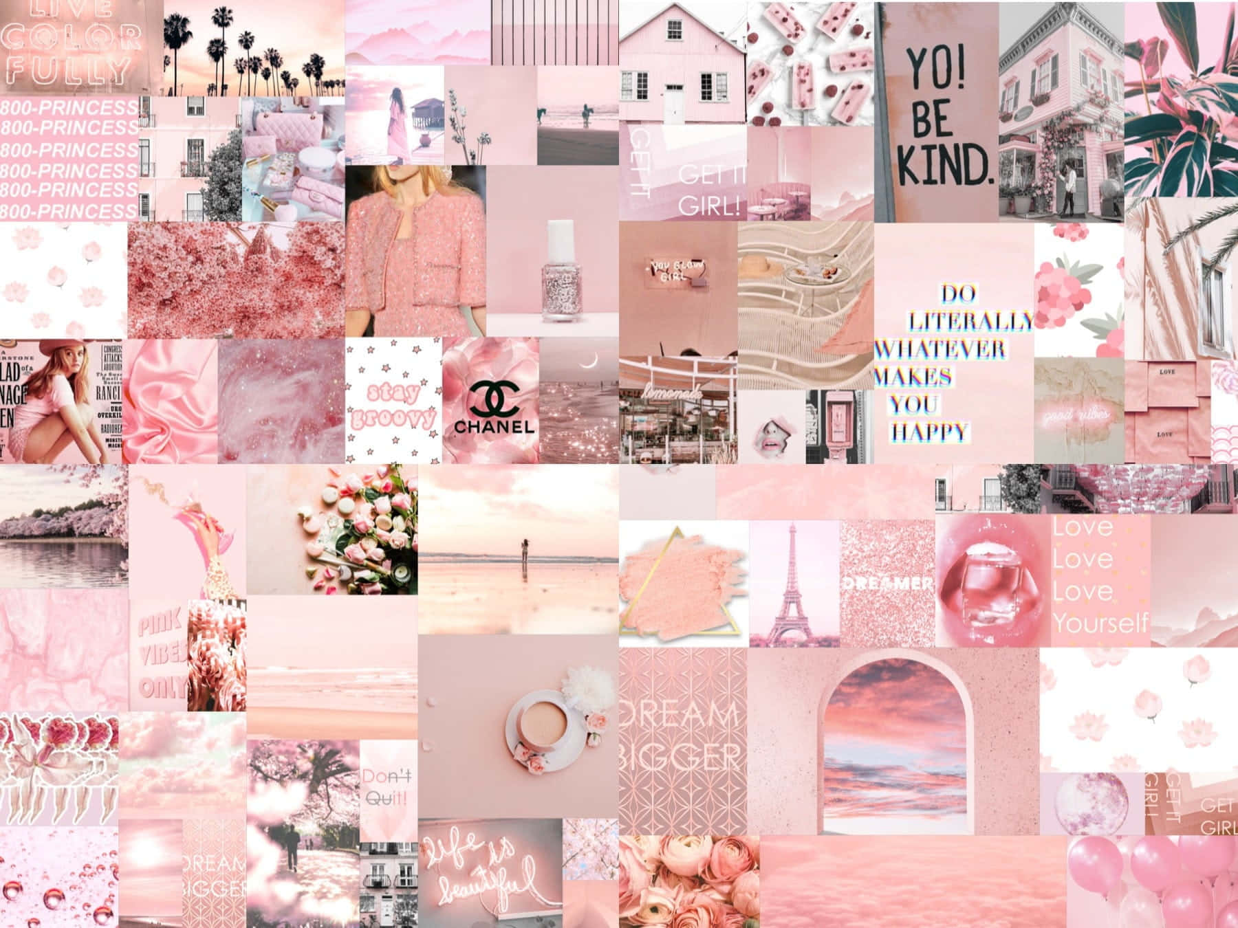 Pink 90s Aesthetic, soft pastel aesthetic, fashion quotes, HD Desktop Wallpaper