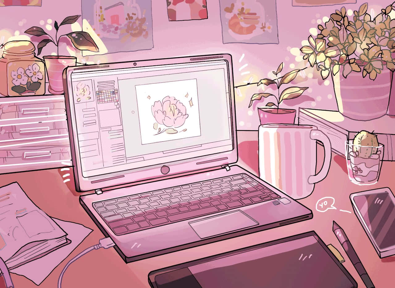pink 90s aesthetic, Retro Vibes, 90s, SD Desktop Wallpaper