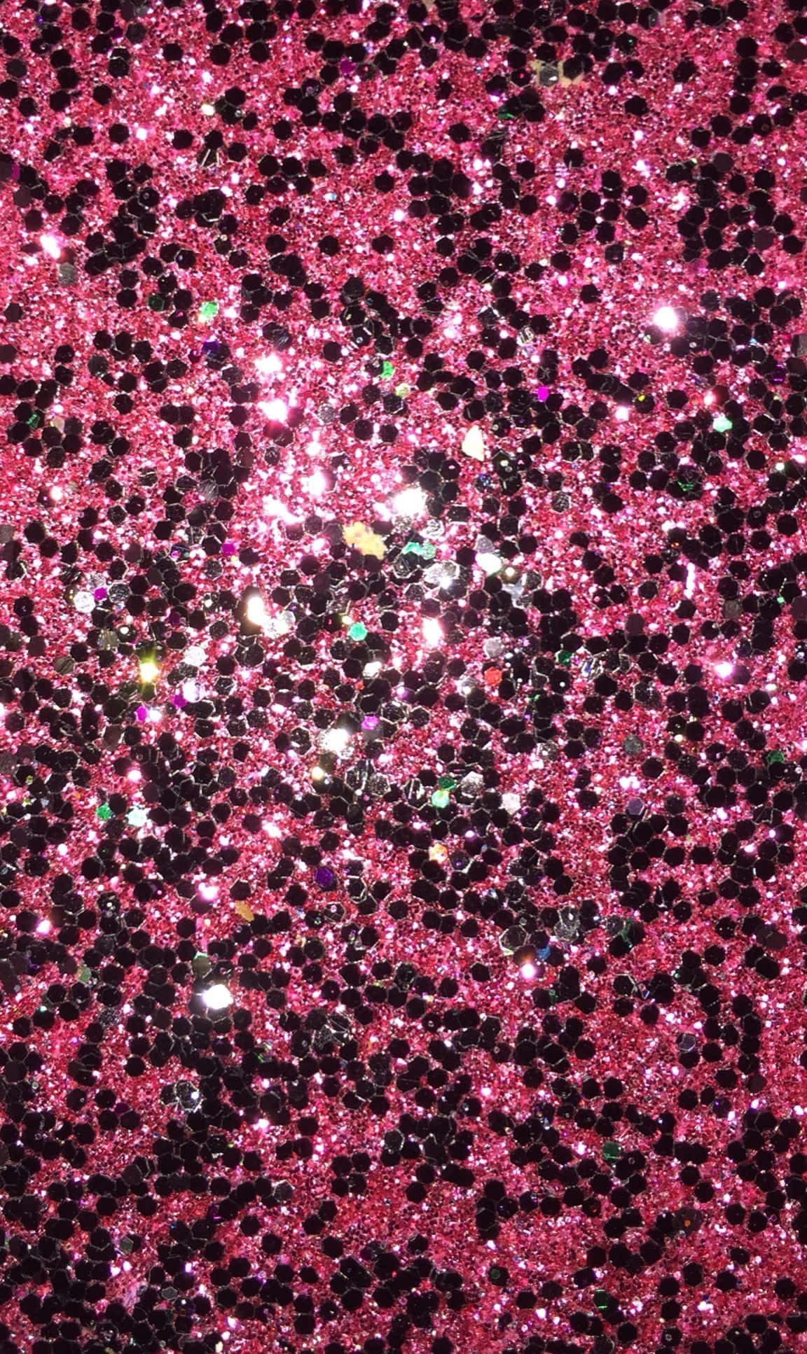 pink and black glitter, glitter particles, bright light, Full HD Phone Wallpaper