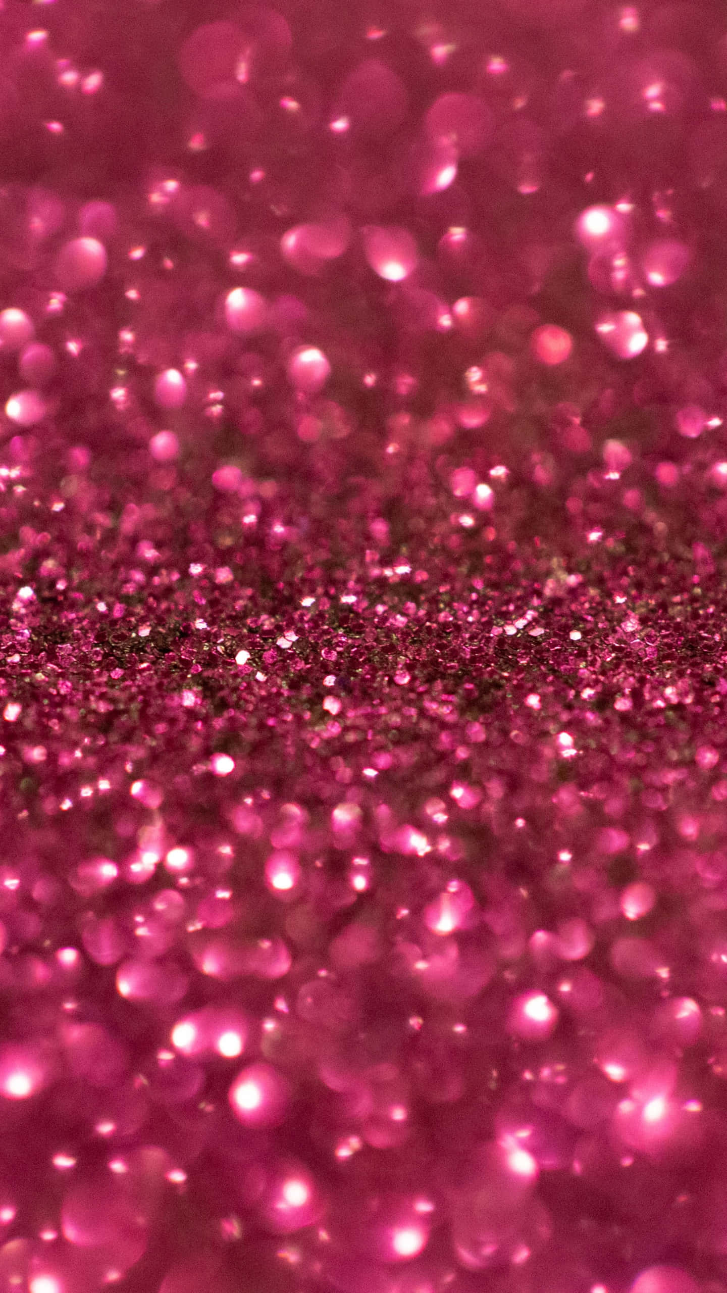 Pink And Black Glitter, vibrant pink glitter, bokeh highlights, 2K Phone Wallpaper
