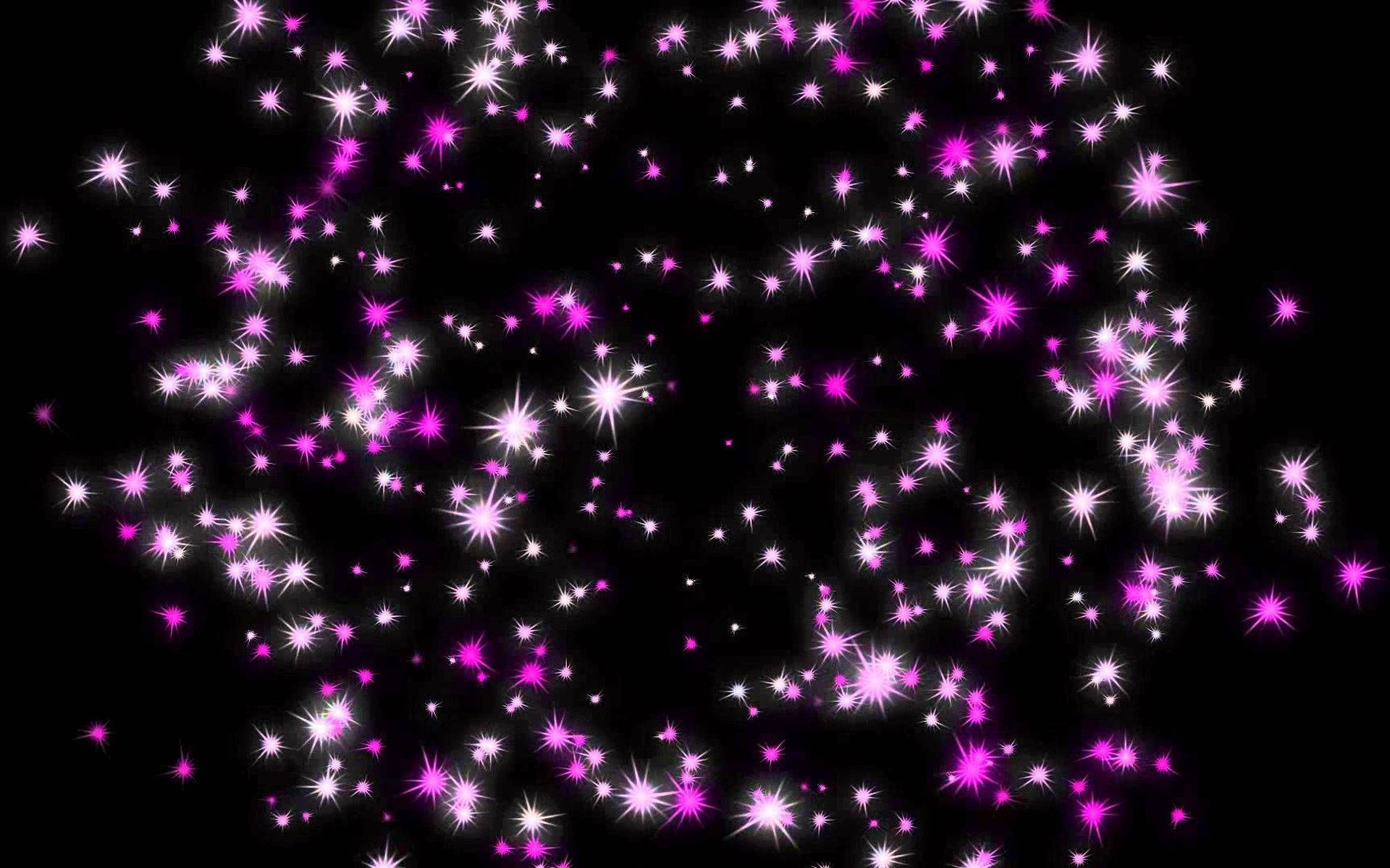 black glitter, pink glitter, vibrant pink, Full HD Desktop Wallpaper