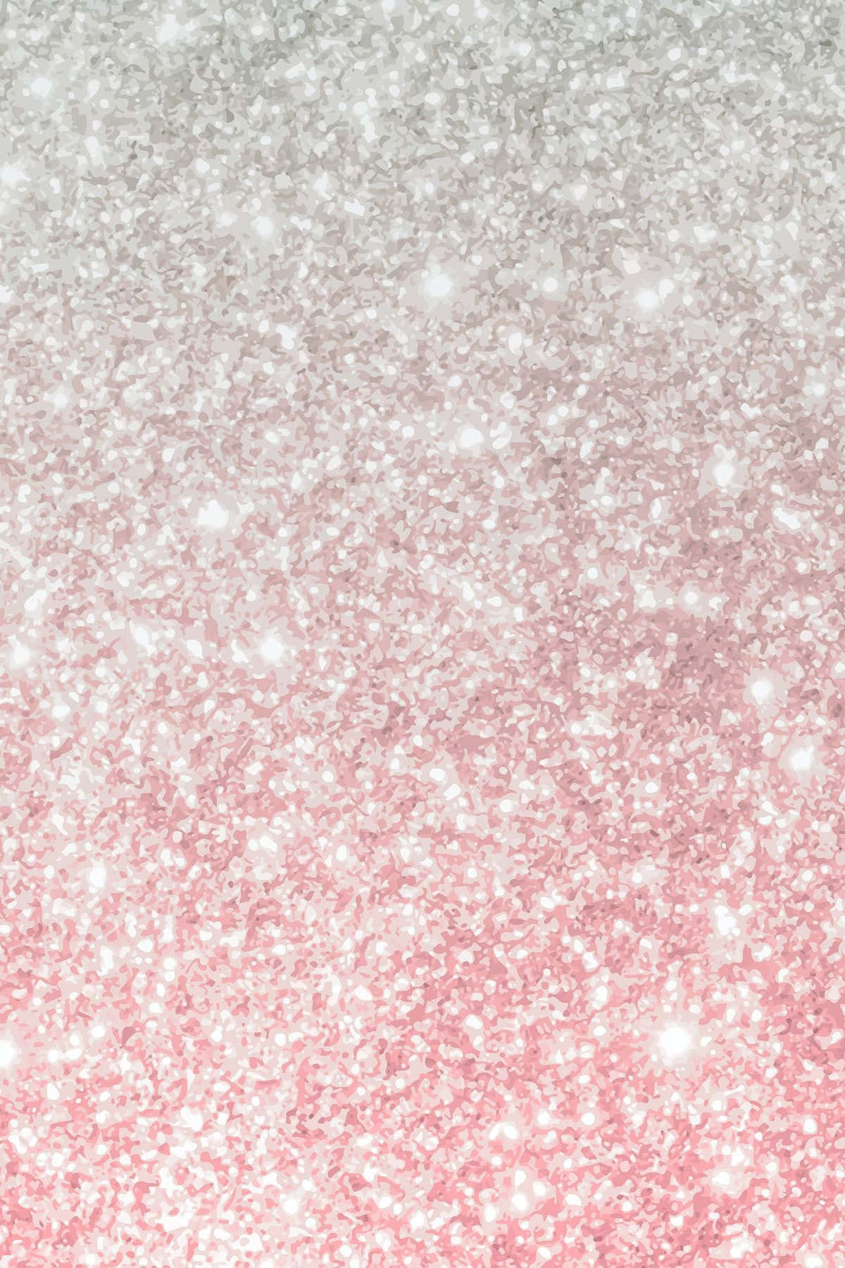 light pink glitter texture, silver to soft pink gradient, shimmering light reflections, HD Phone Wallpaper