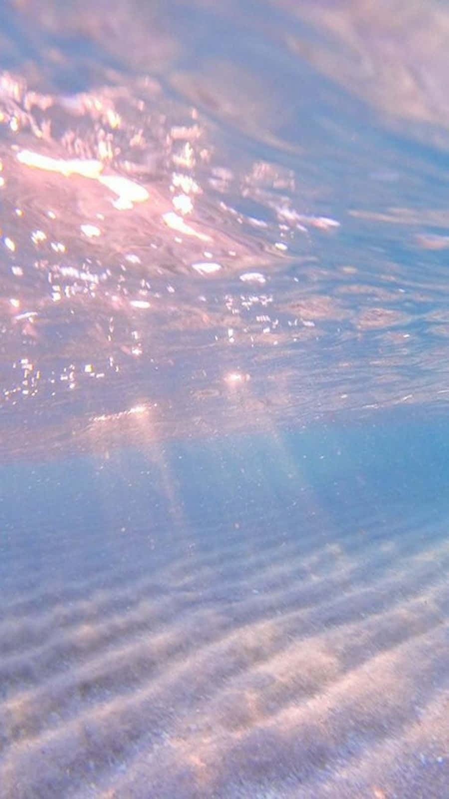 Pink And Blue Aesthetic, sunlight, clear water, HD Phone Wallpaper