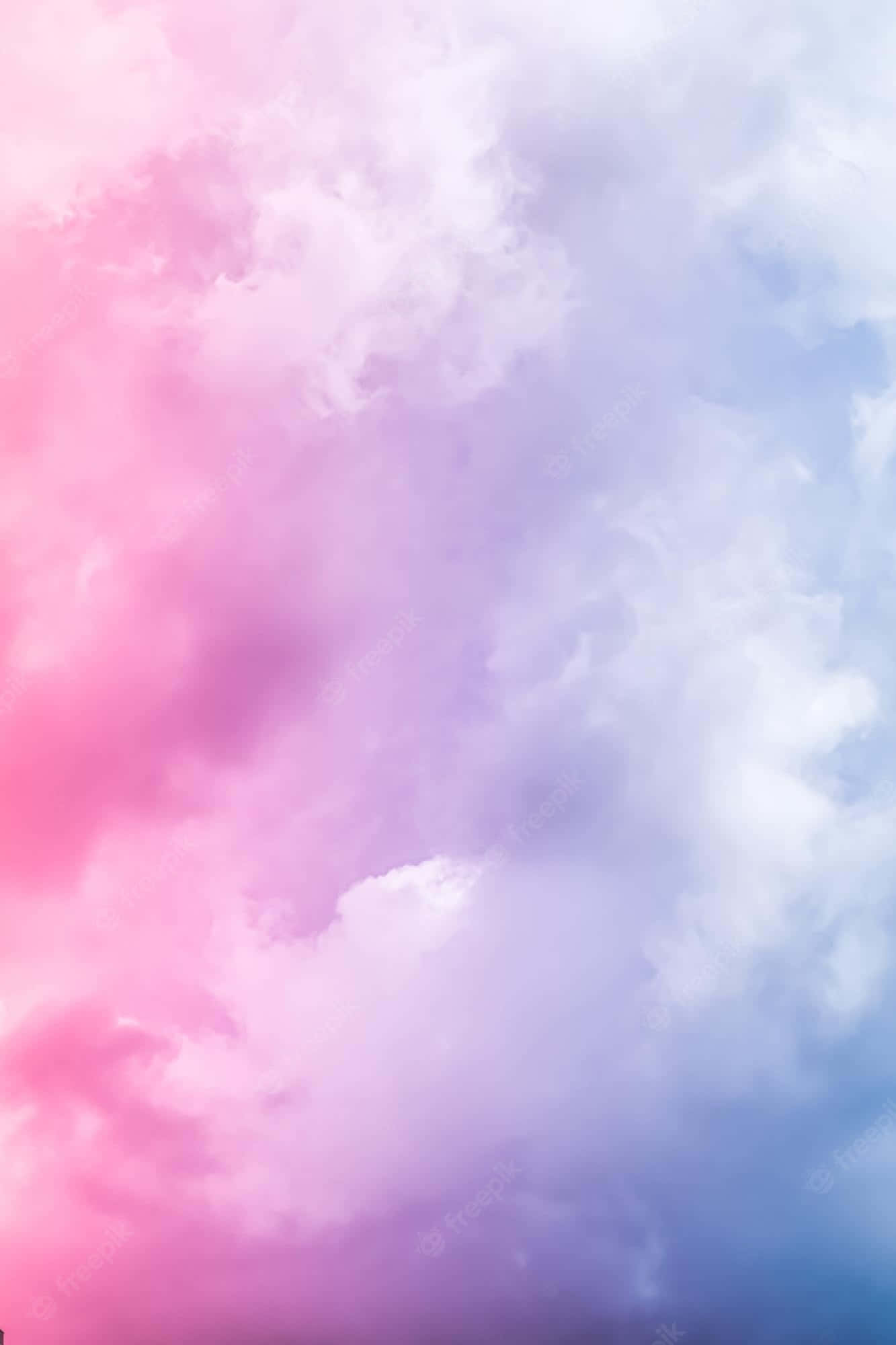 Pink And Blue Clouds, pastel clouds, pink purple, Full HD Phone Wallpaper