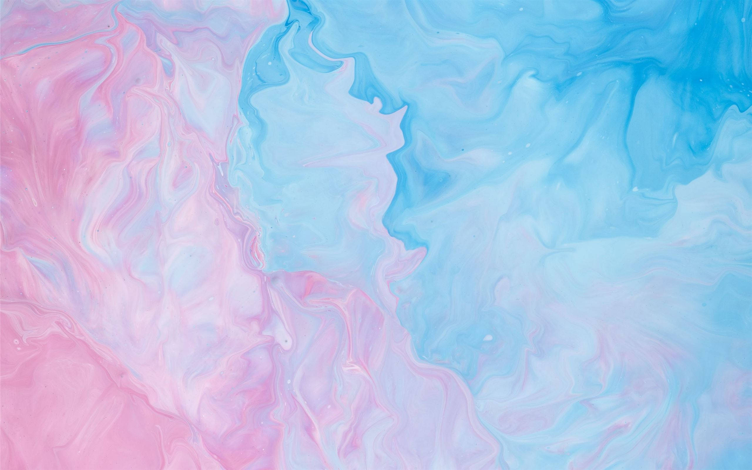 pastel abstract, soft pink and blue, dreamy abstract fluid pattern, 2K Desktop Wallpaper