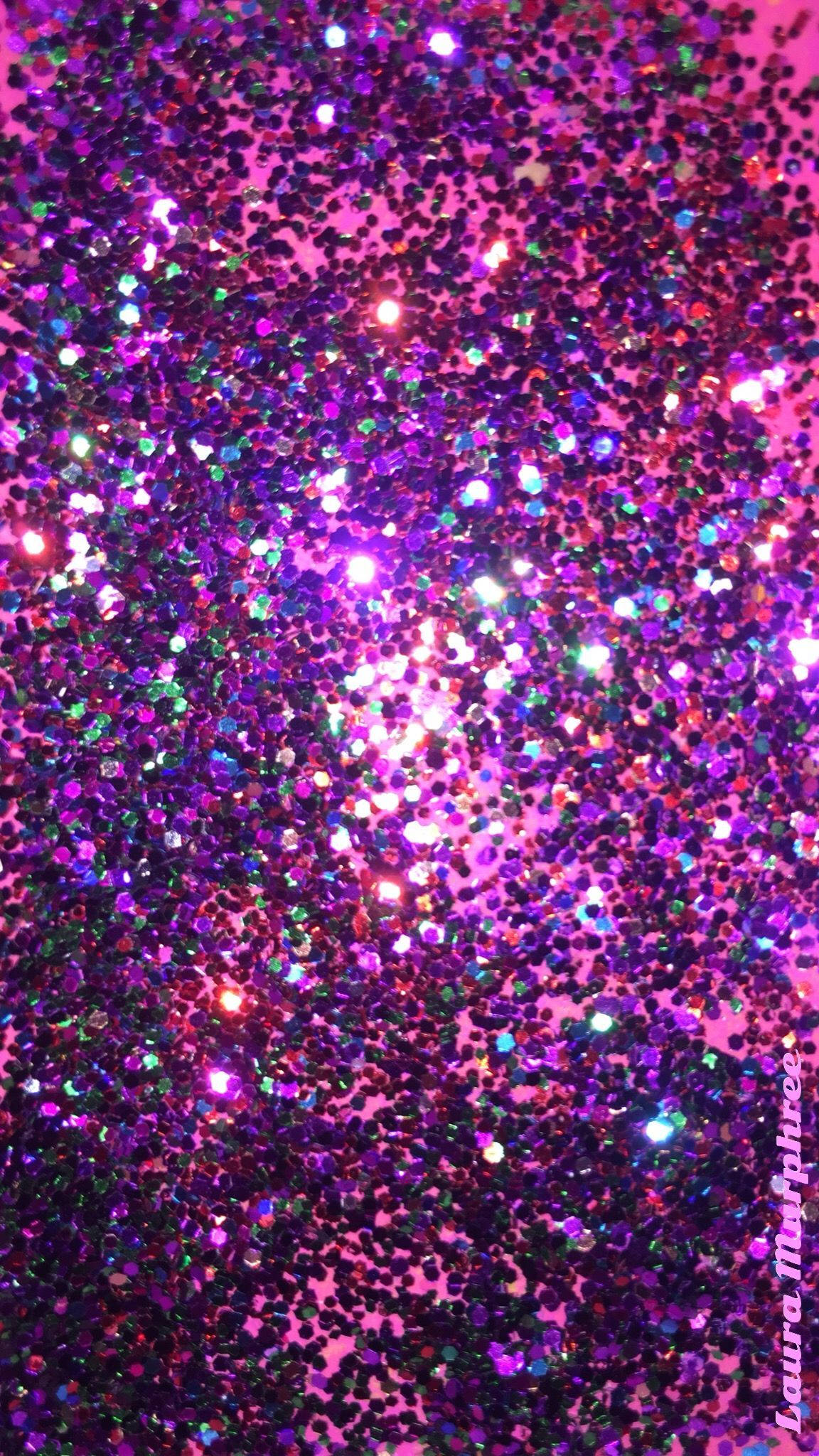 dark glittery pink and blue, vibrant purple and pink glitter particles, glowing pink background, Full HD Phone Wallpaper
