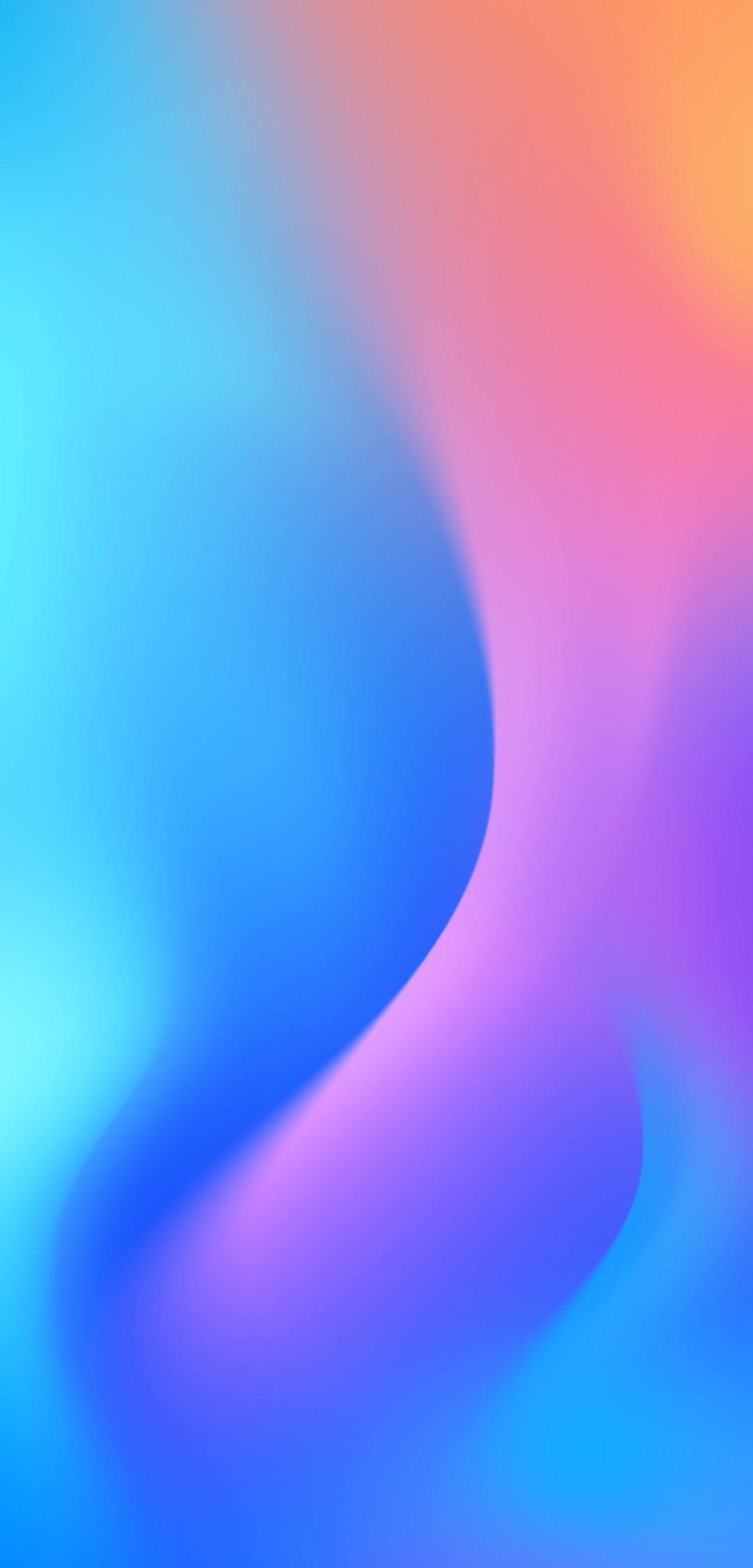 blue, pink, orange, Full HD Phone Wallpaper