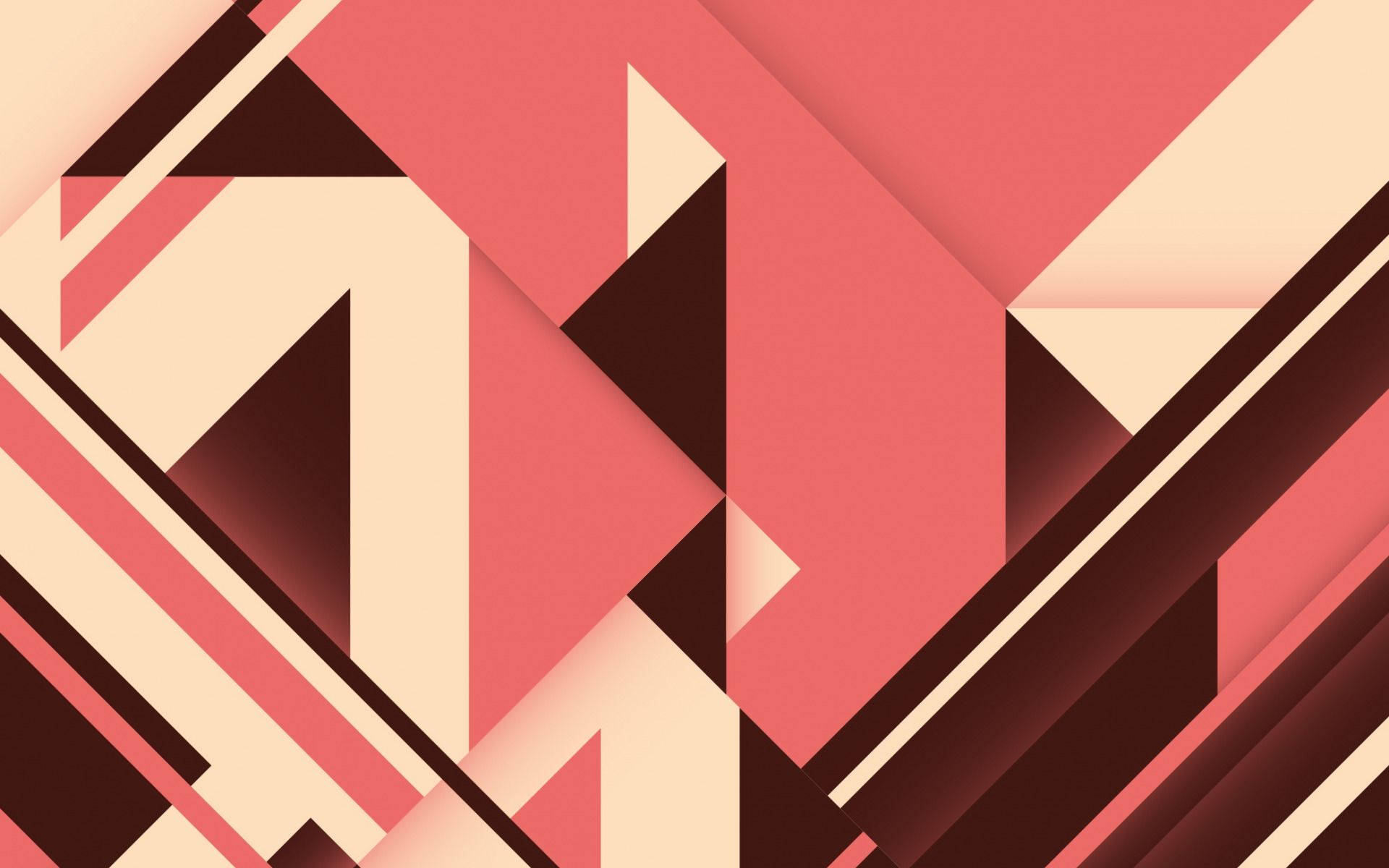 pink, beige, dark brown, Full HD Desktop Wallpaper
