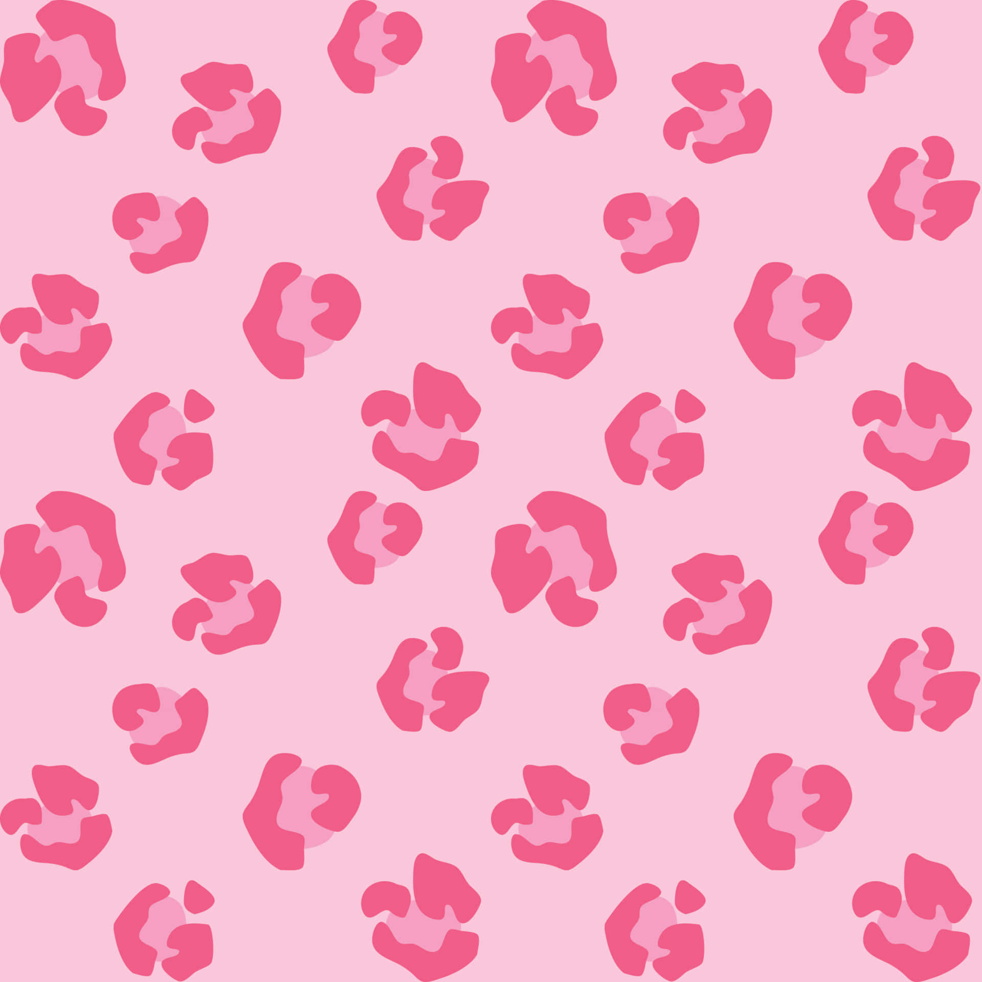 pink leopard print, dark pink spots, pastel pink background, Full HD Desktop Wallpaper